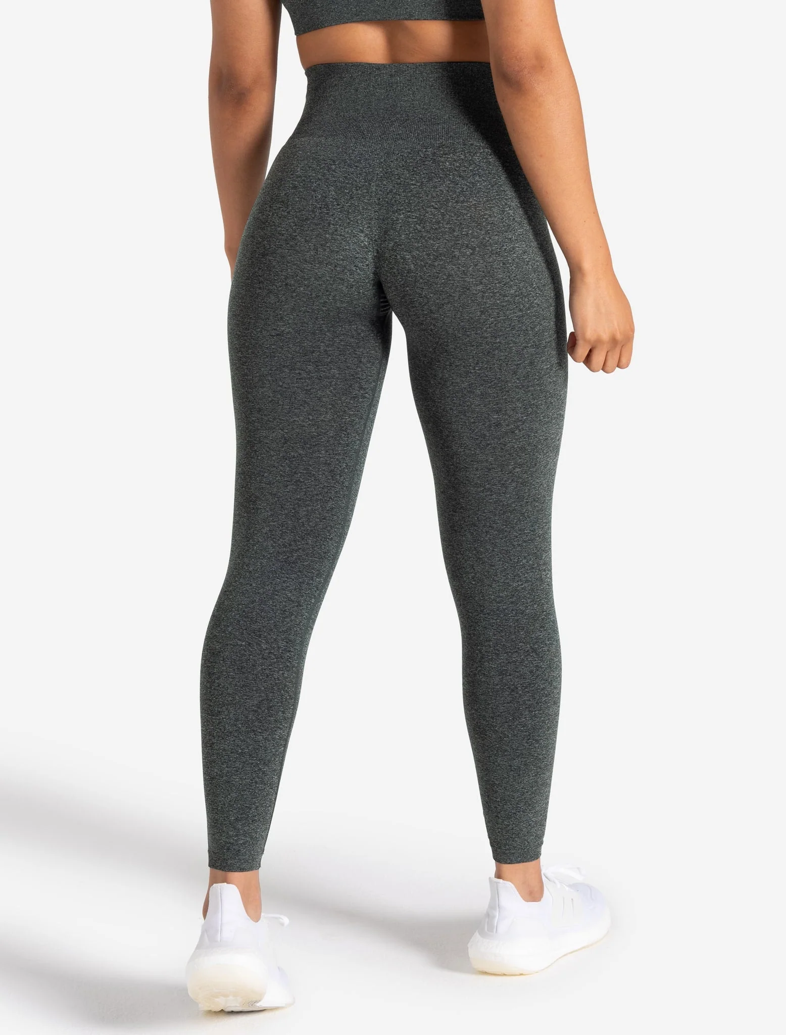 Form Seamless Leggings - Green Marl - Image 3