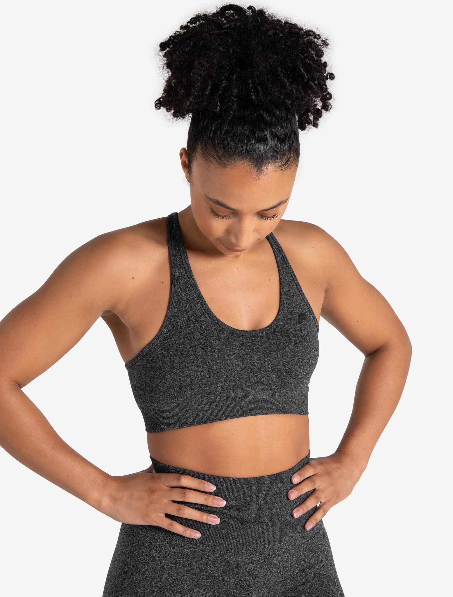Form Seamless Sports Bra - Black Marl - Image 5