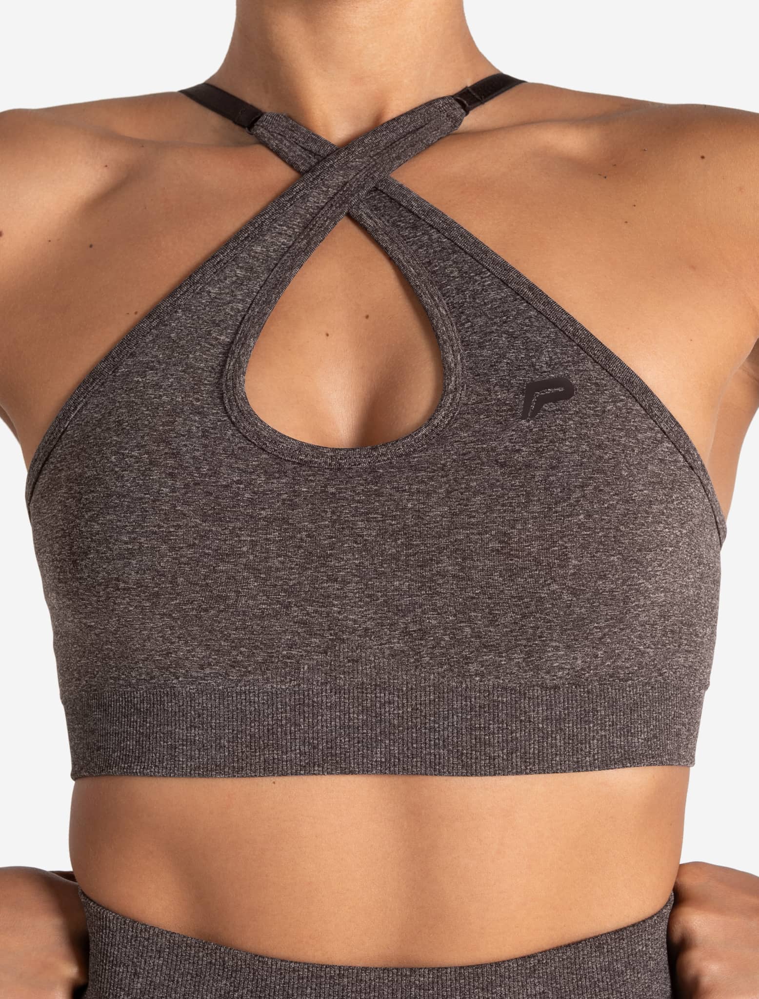 Form Seamless Sports Bra - Brown Marl - Image 5
