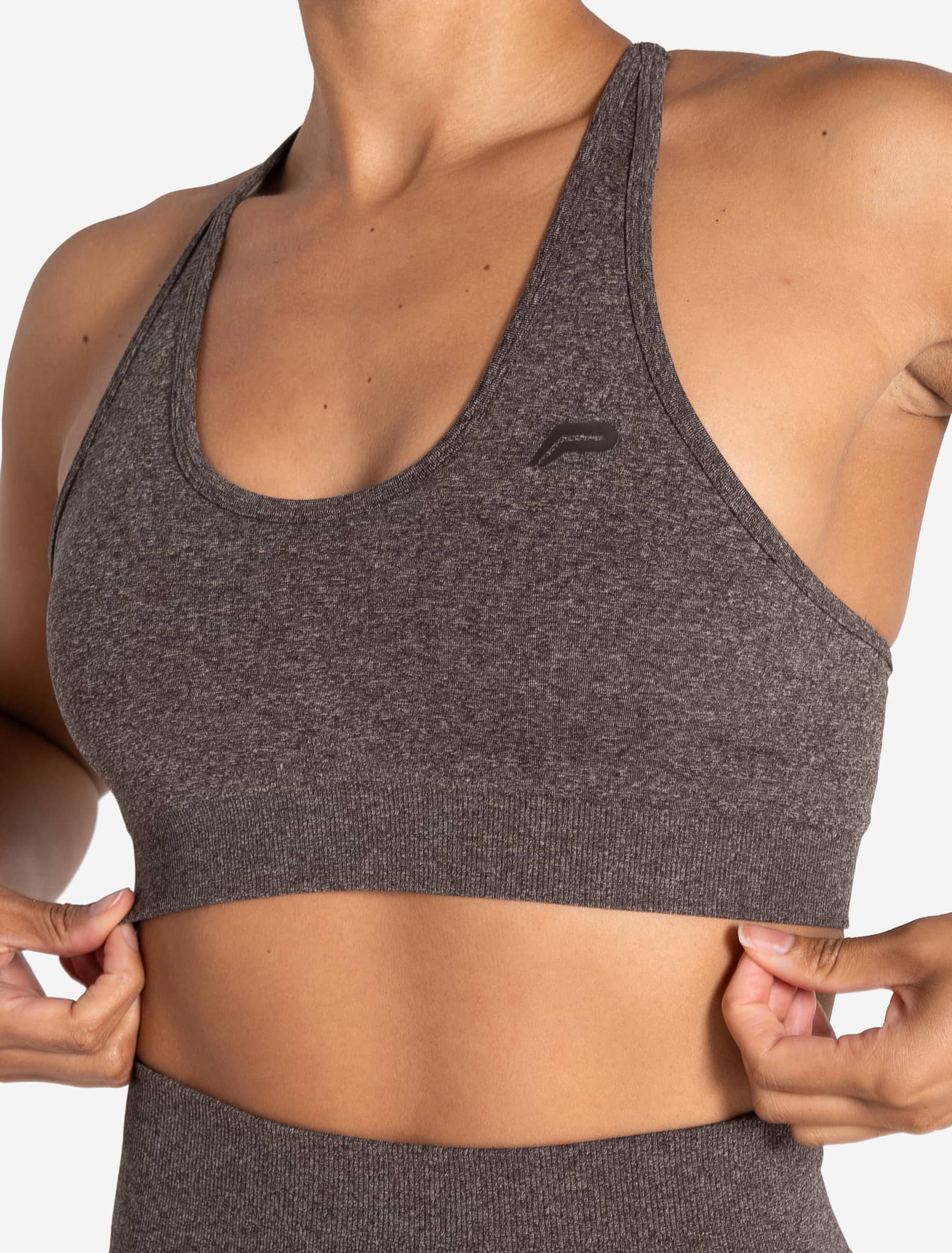 Form Seamless Sports Bra - Brown Marl - Image 6