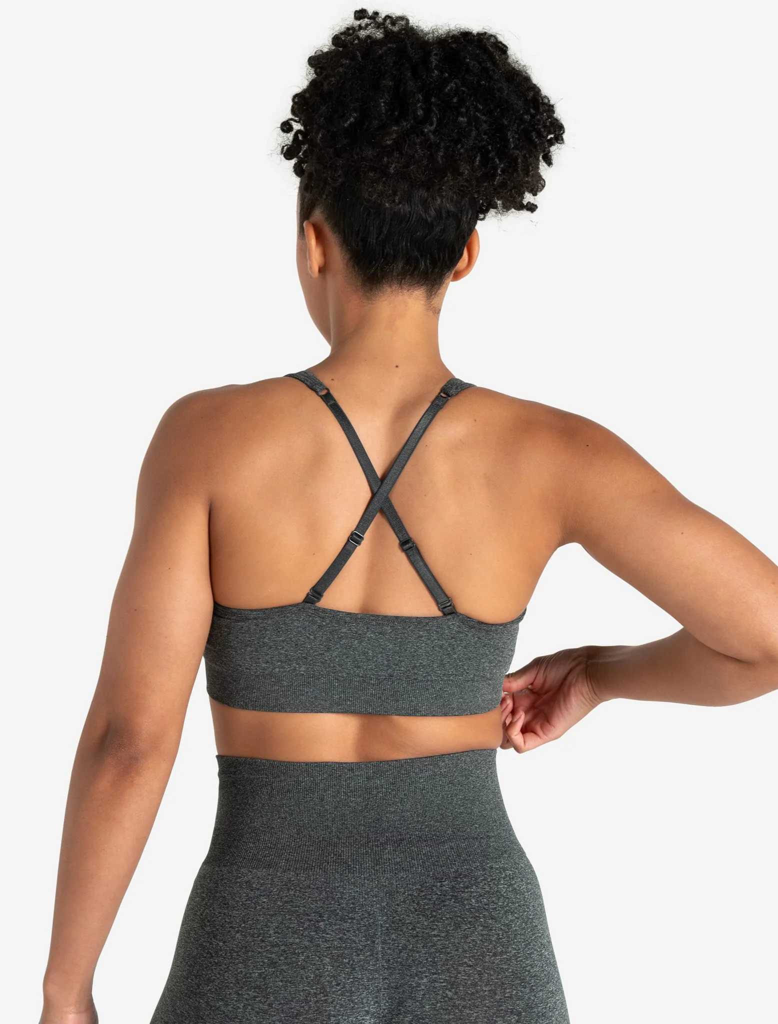 Form Seamless Sports Bra - Green Marl
