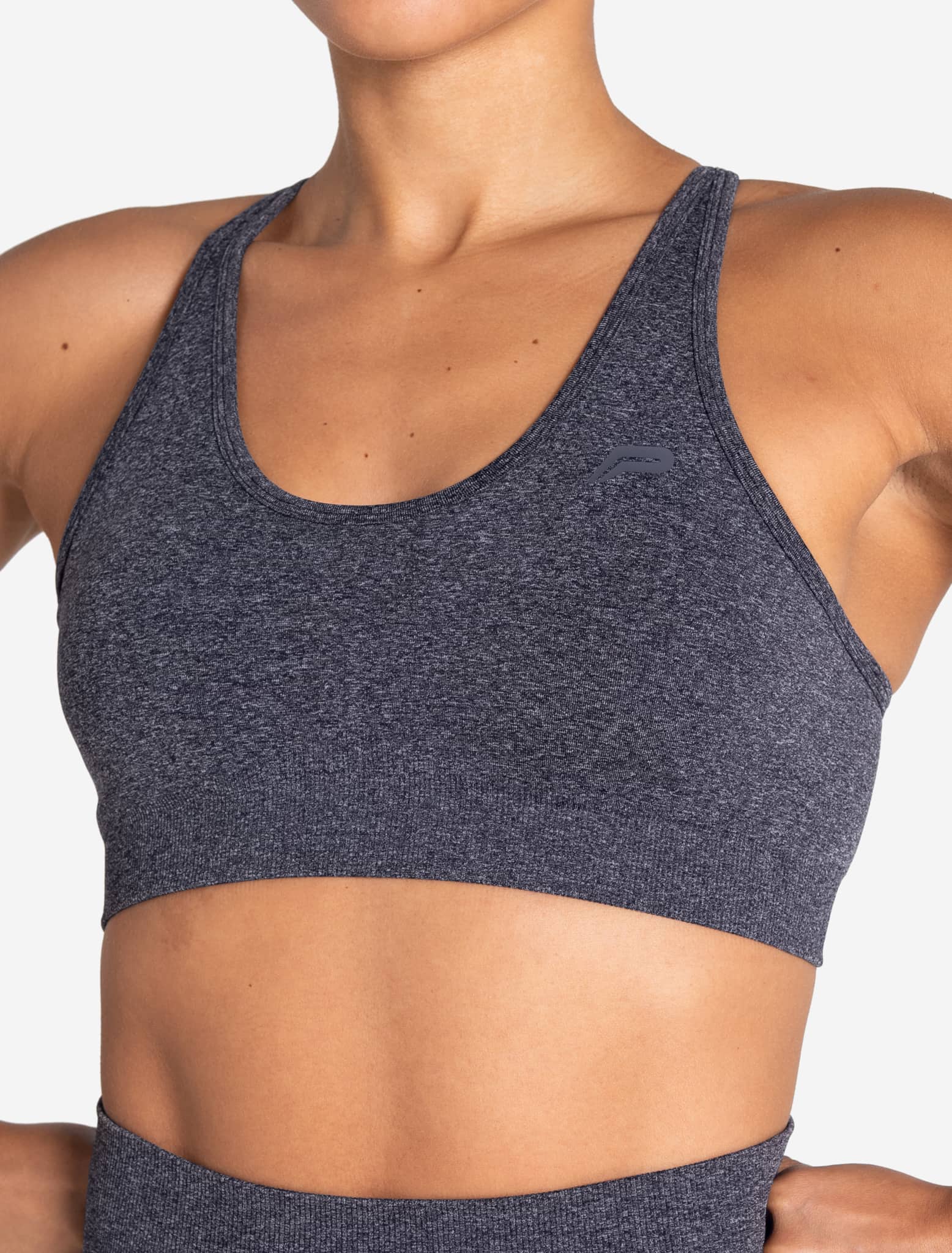 Form Seamless Sports Bra - Navy Marl - Image 5