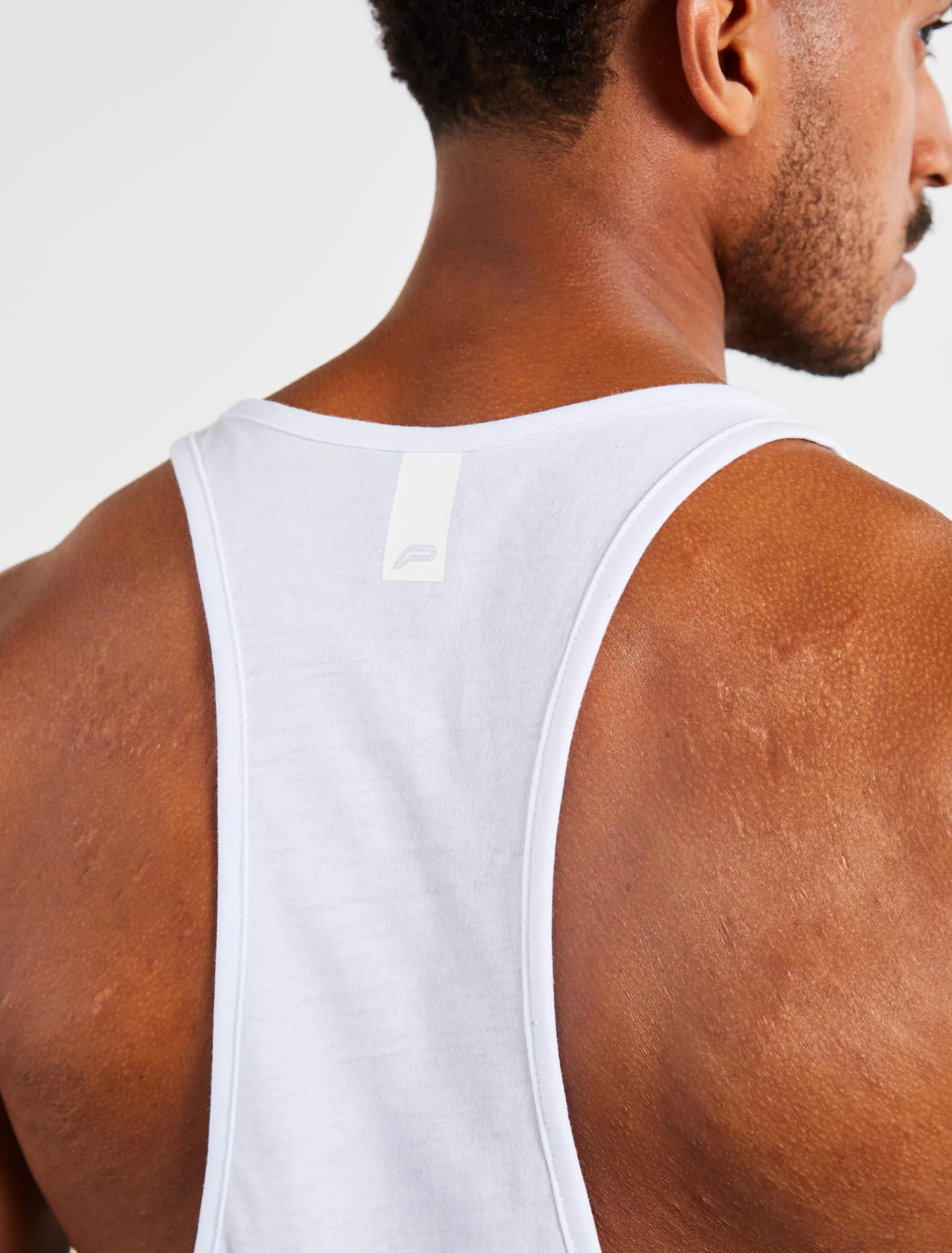 Graphic Stringer Vest - White - Image 4