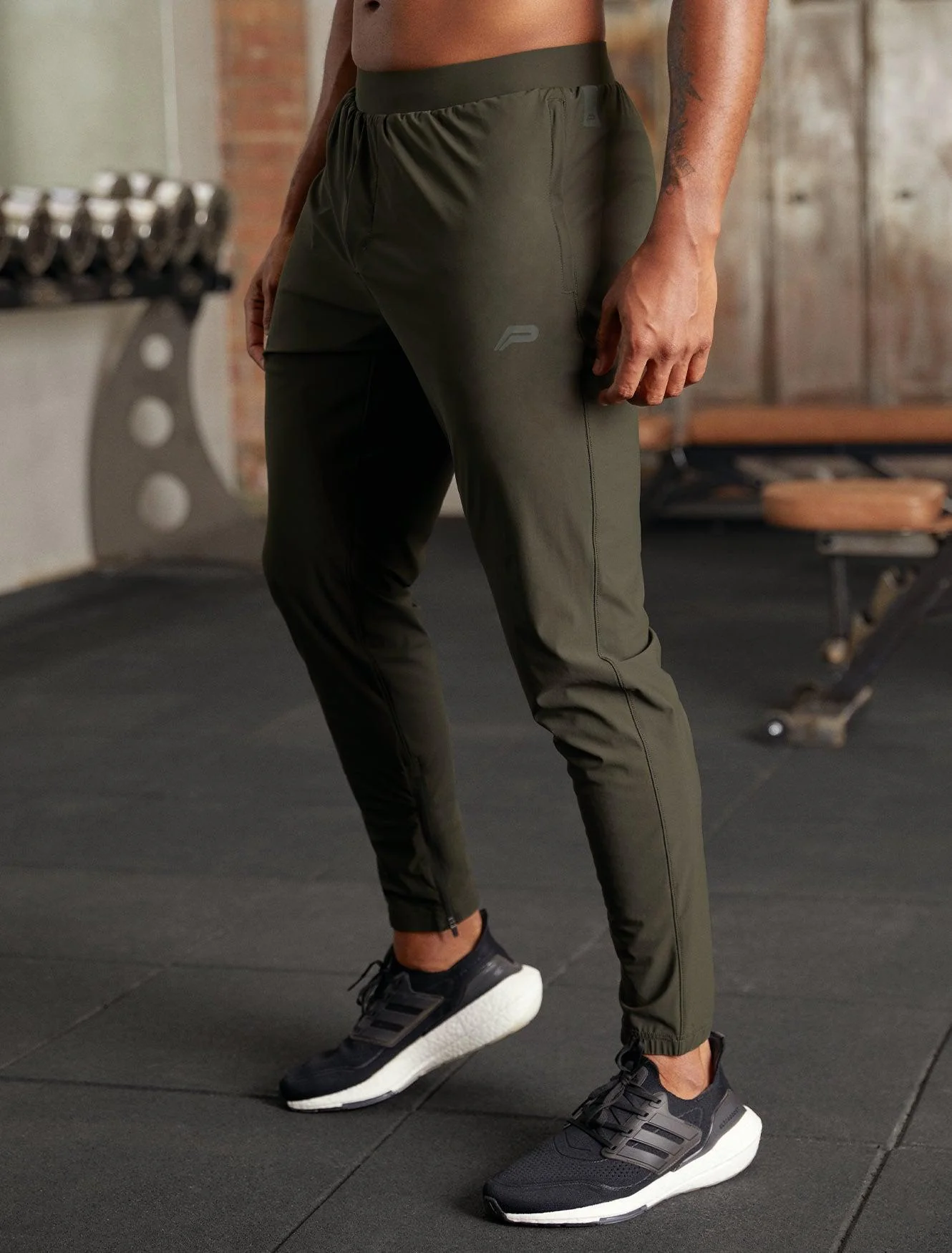 Hybrid Everyday Joggers - Dark Olive - Image 3