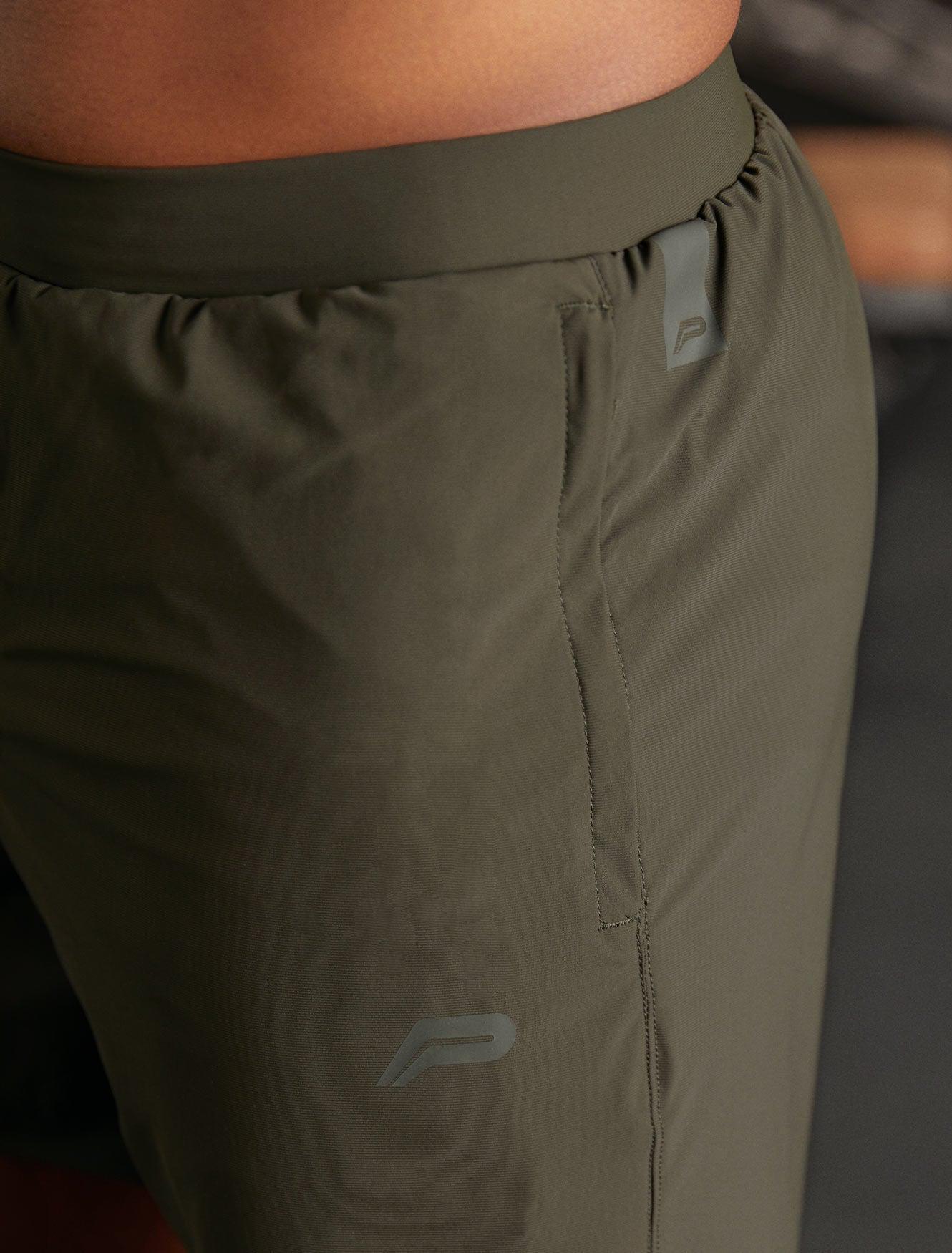 Hybrid Everyday Shorts - Dark Olive - Image 7
