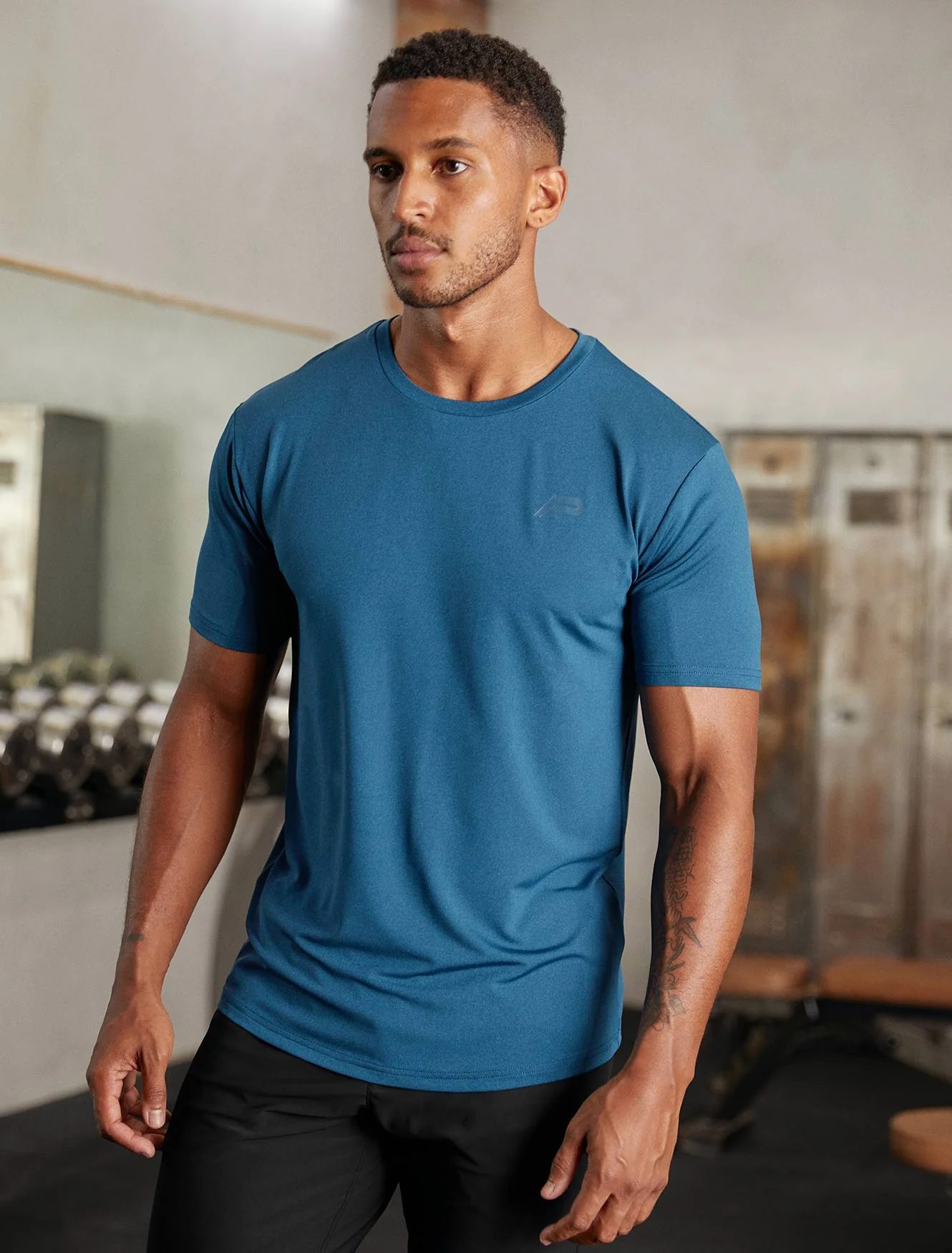Hybrid Everyday T-Shirt - Blue Marl - Image 4