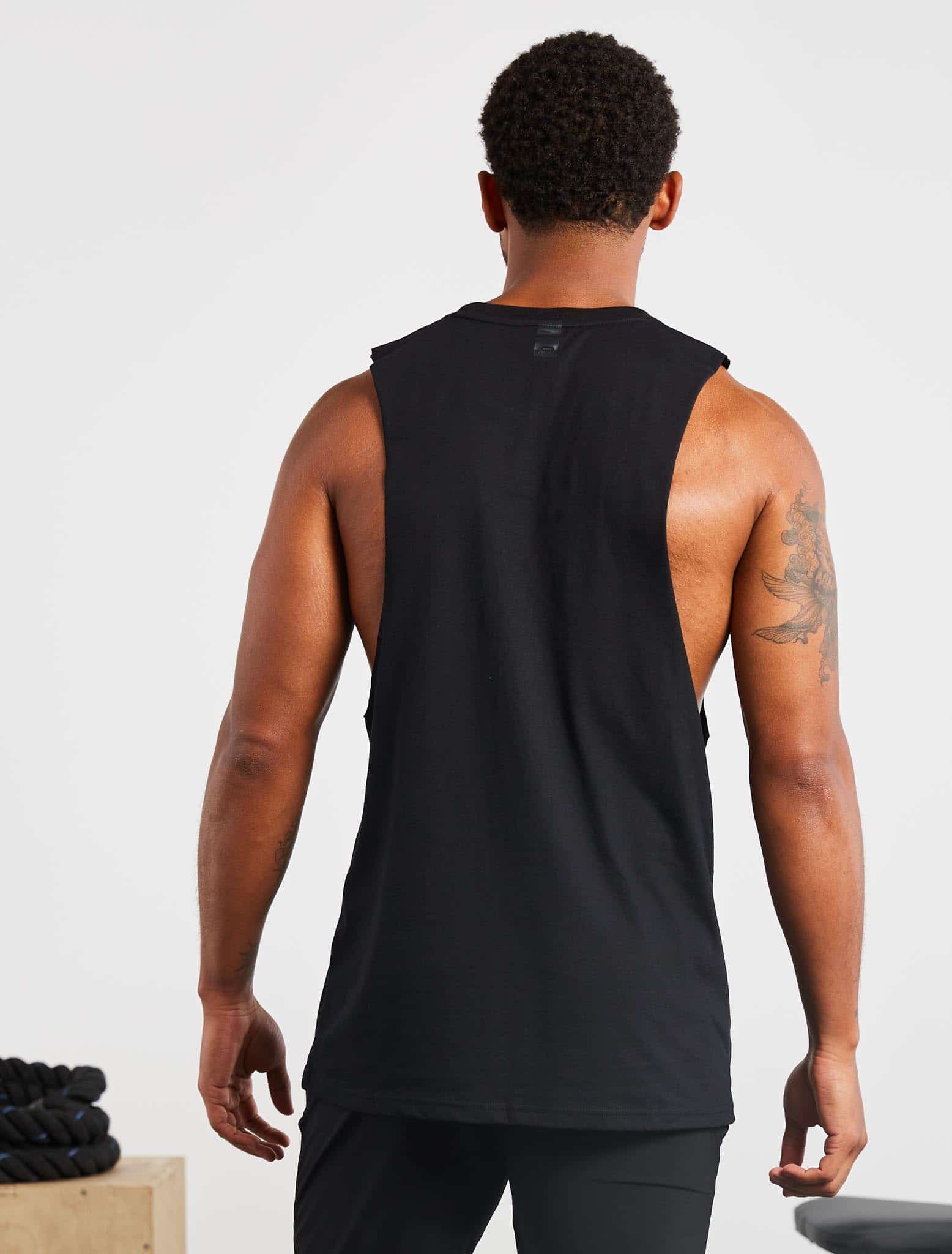 Icon Drop Arm Tank - Black - Image 2