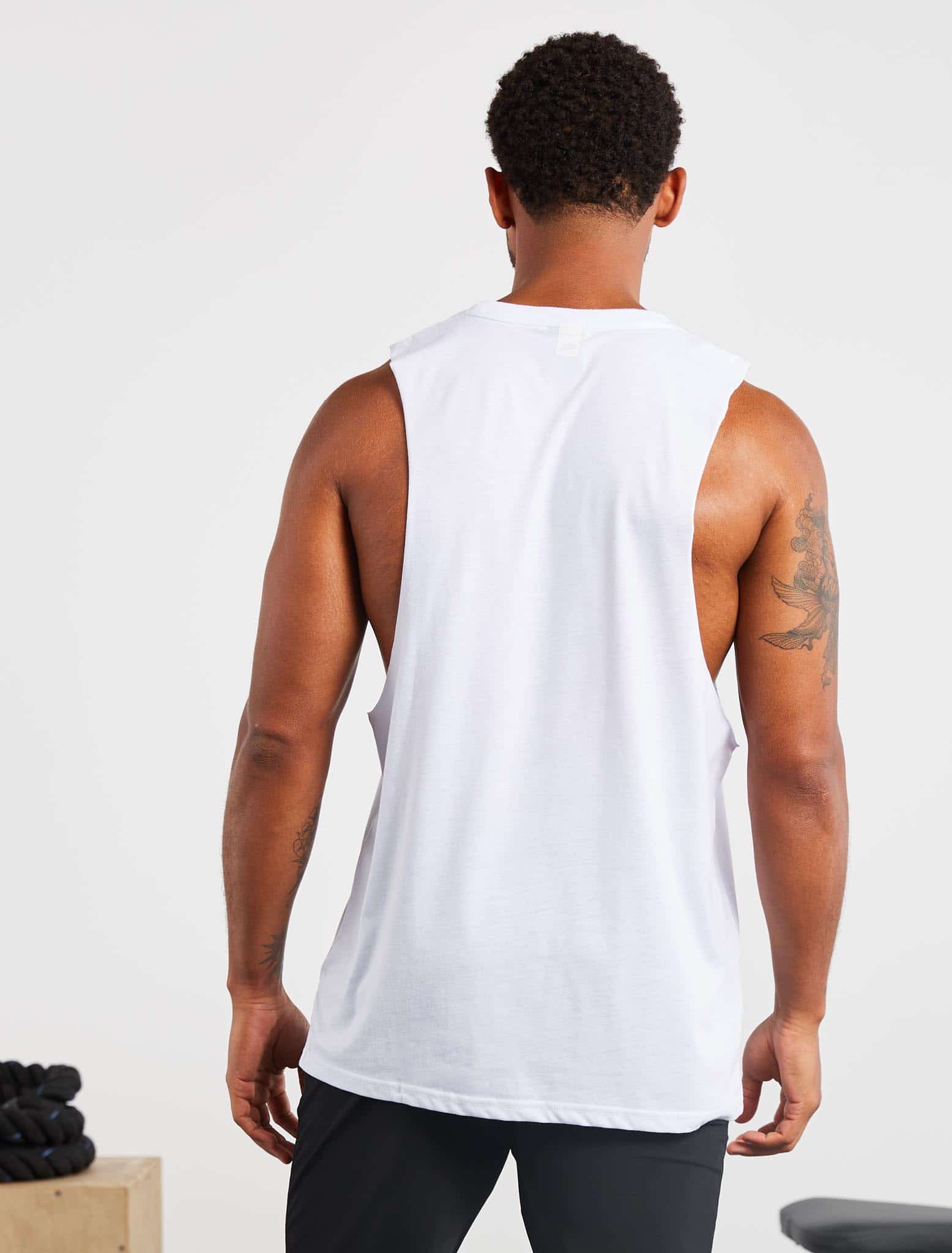 Icon Drop Arm Tank - White - Image 3