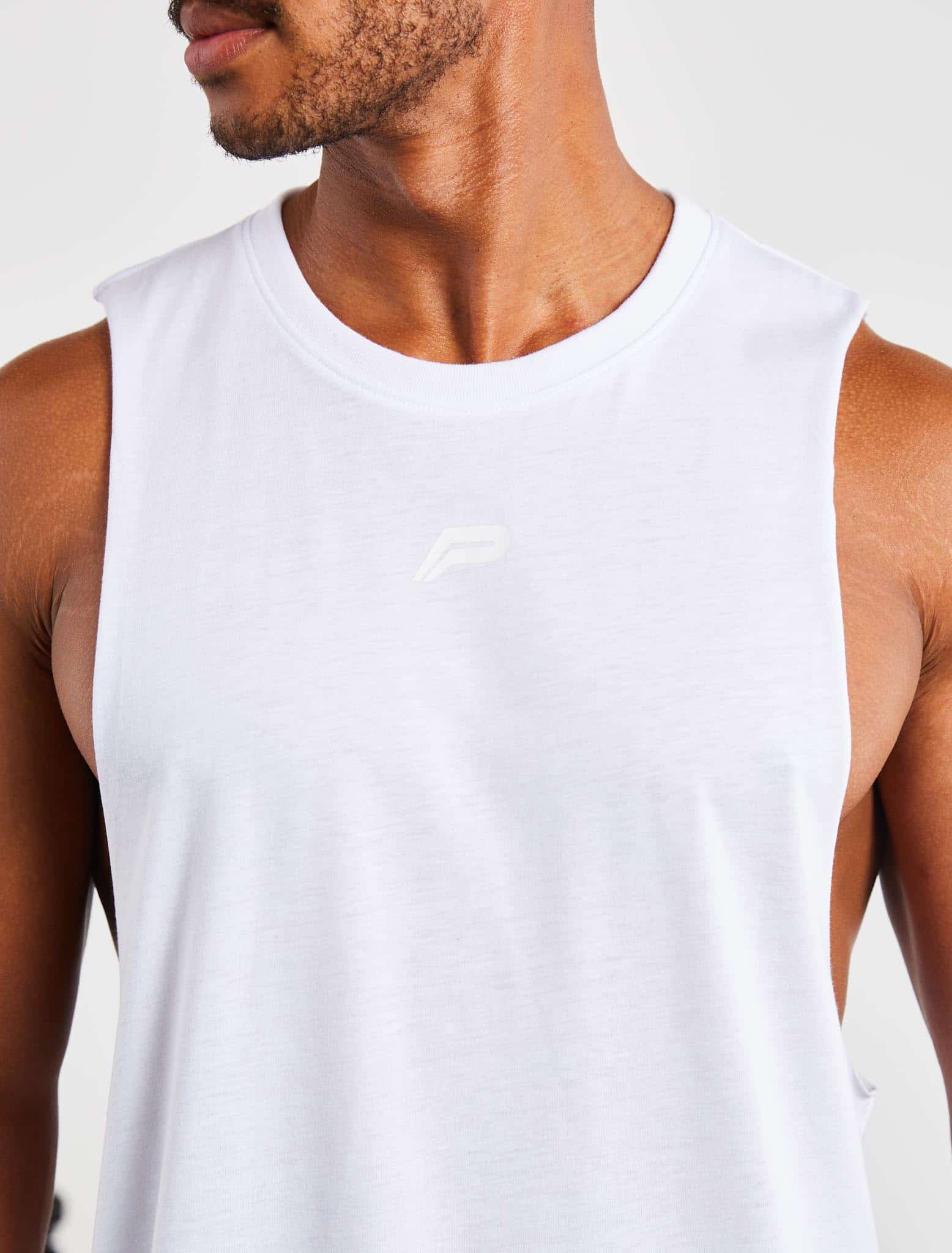 Icon Drop Arm Tank - White - Image 4