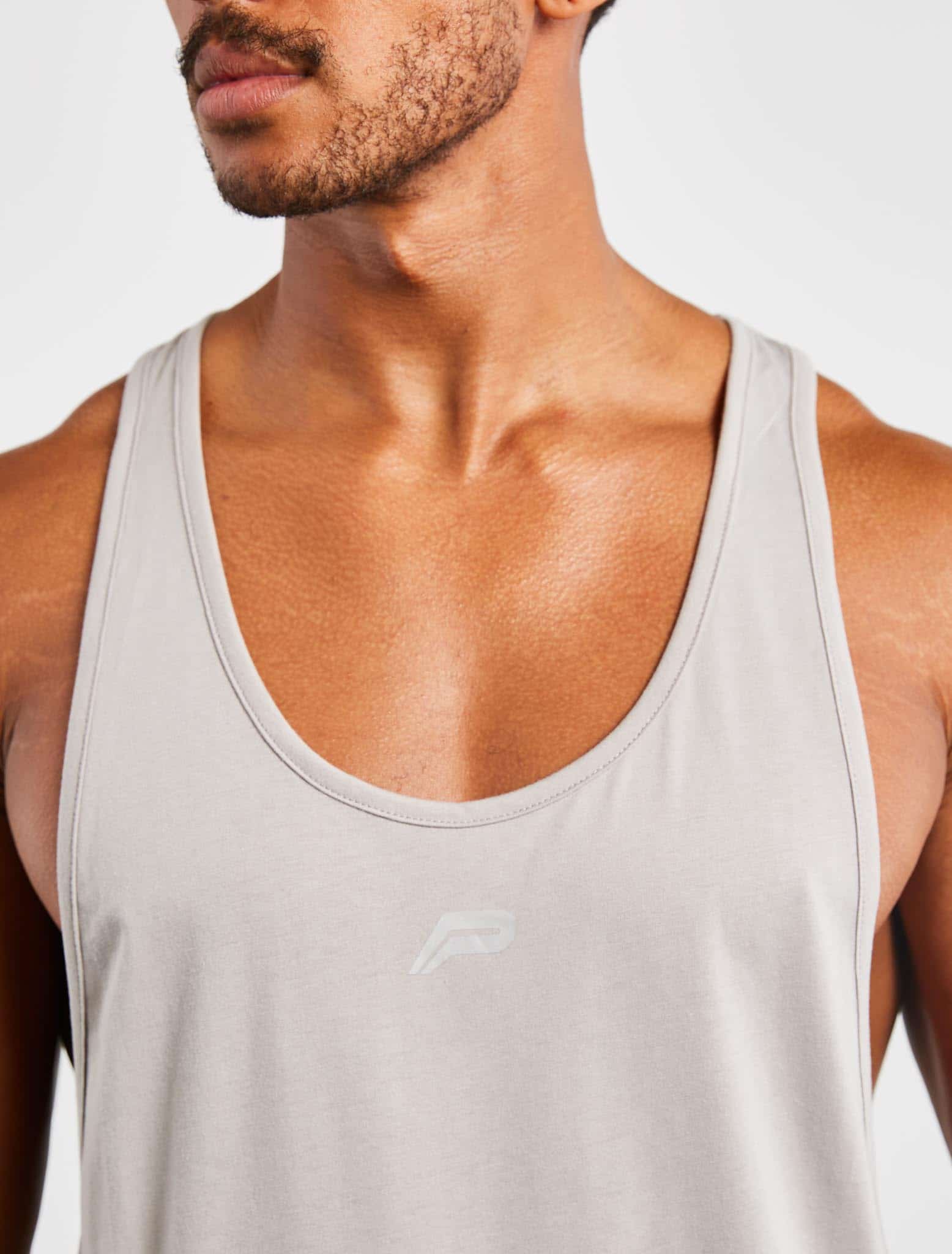 Icon Stringer Vest - Chalk Grey - Image 4