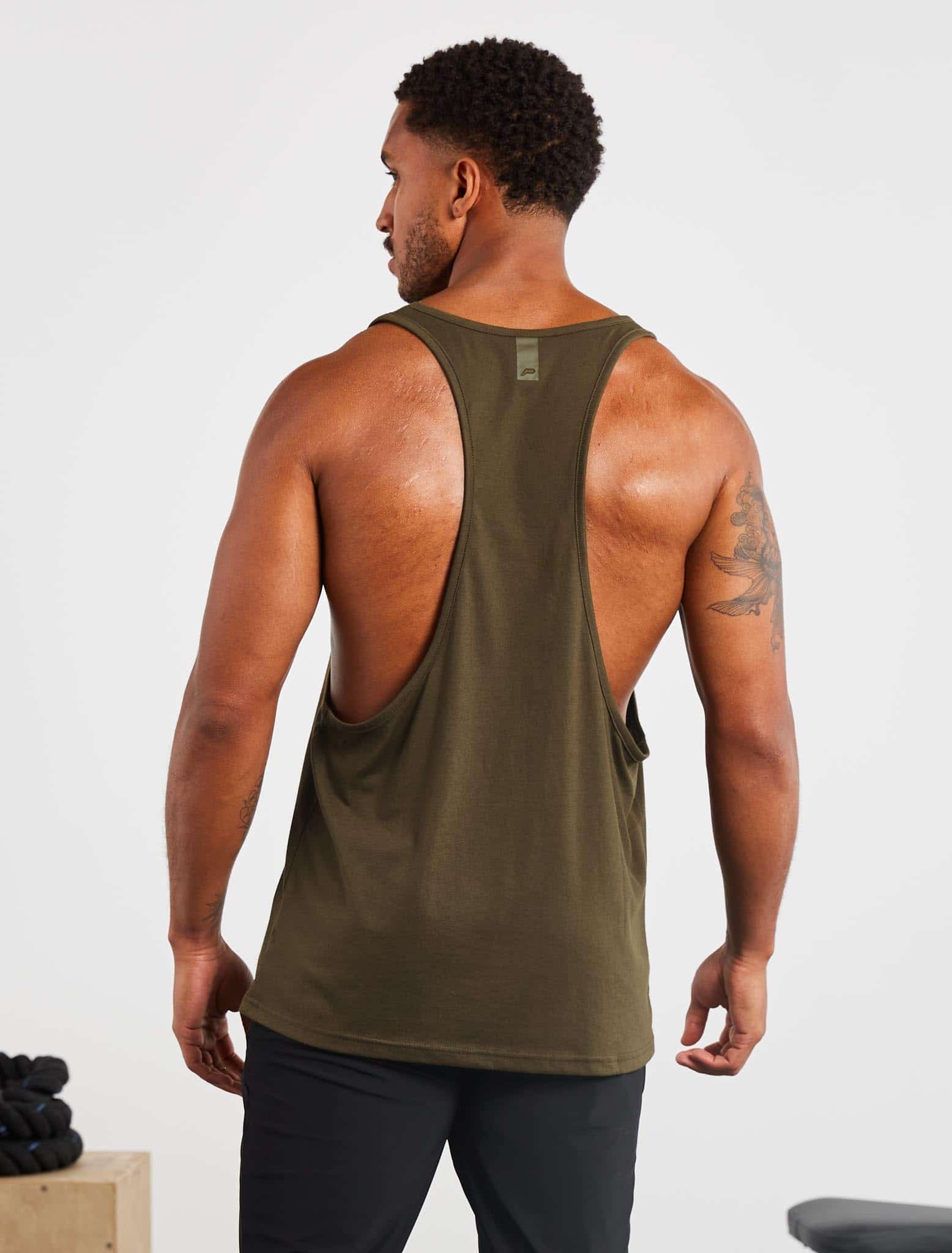 Icon Stringer Vest - Olive - Image 2