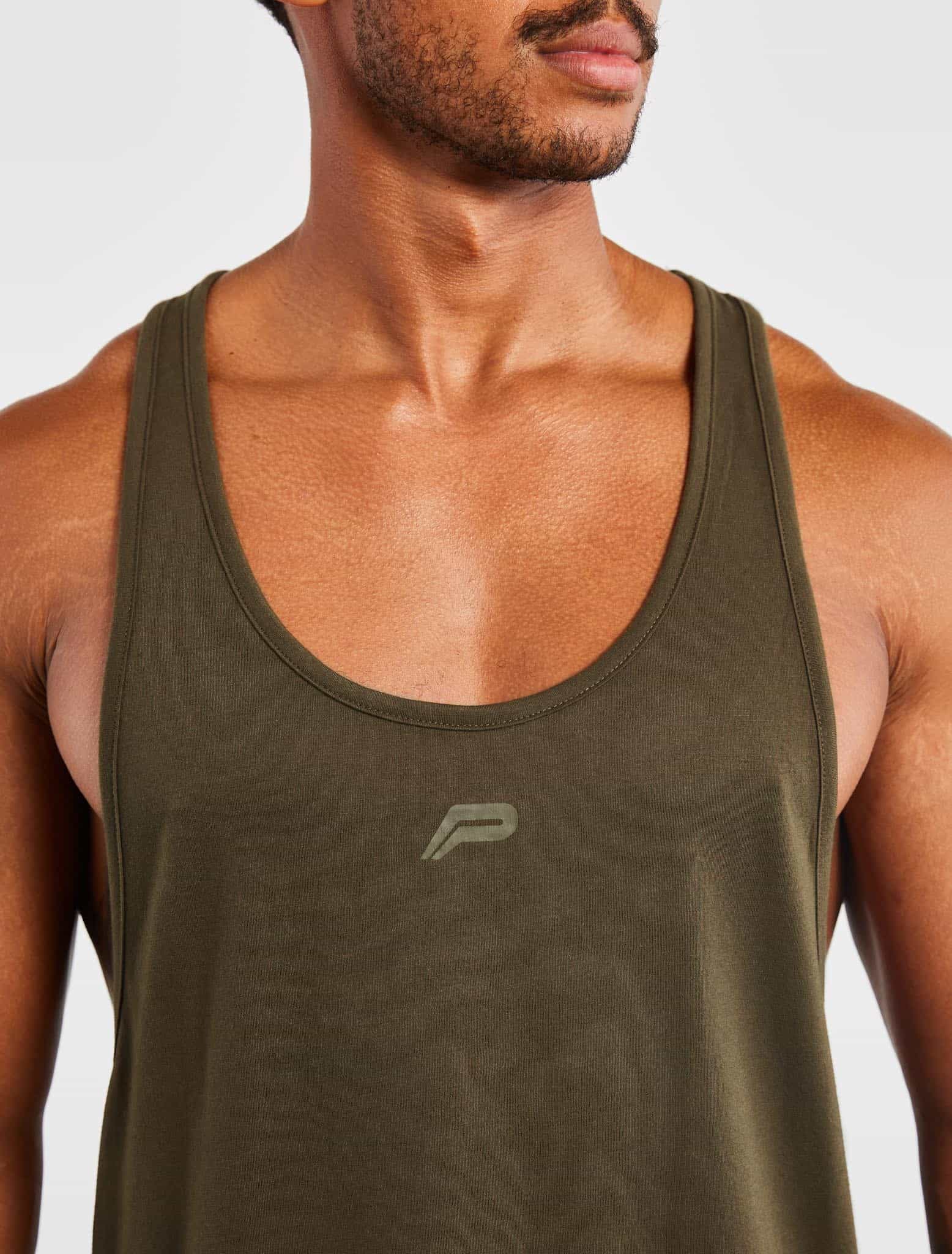 Icon Stringer Vest - Olive - Image 4