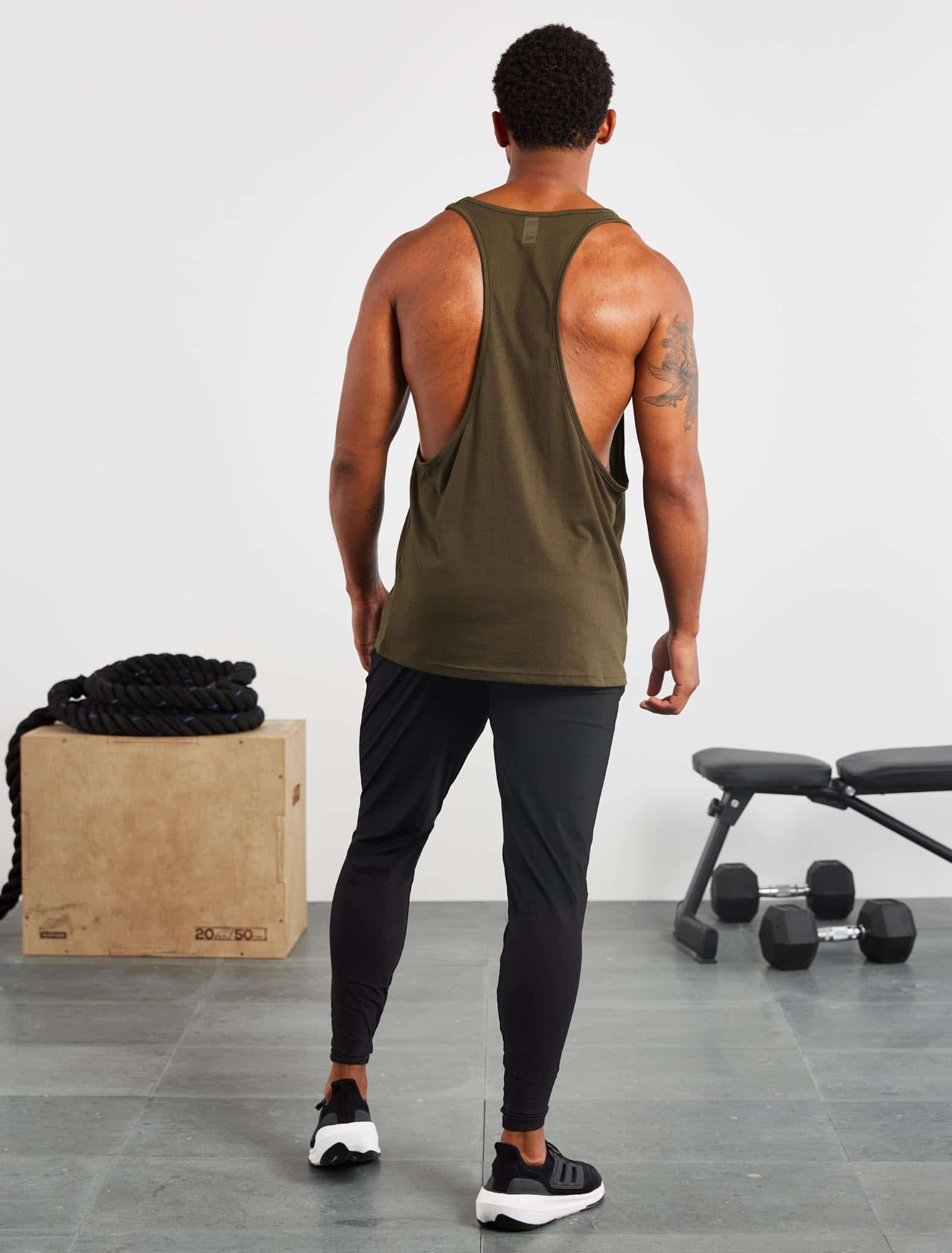 Icon Stringer Vest - Olive - Image 6