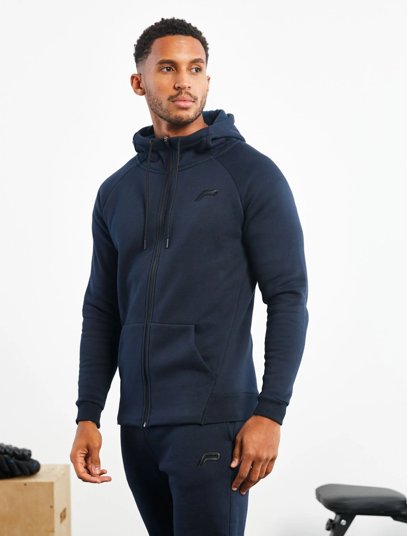 Icon Tapered Jacket - Dark Navy - Image 3