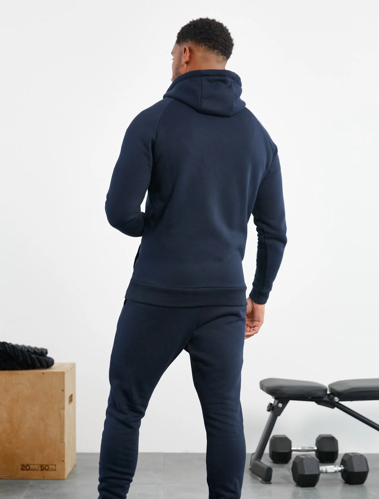 Icon Tapered Jacket - Dark Navy - Image 5