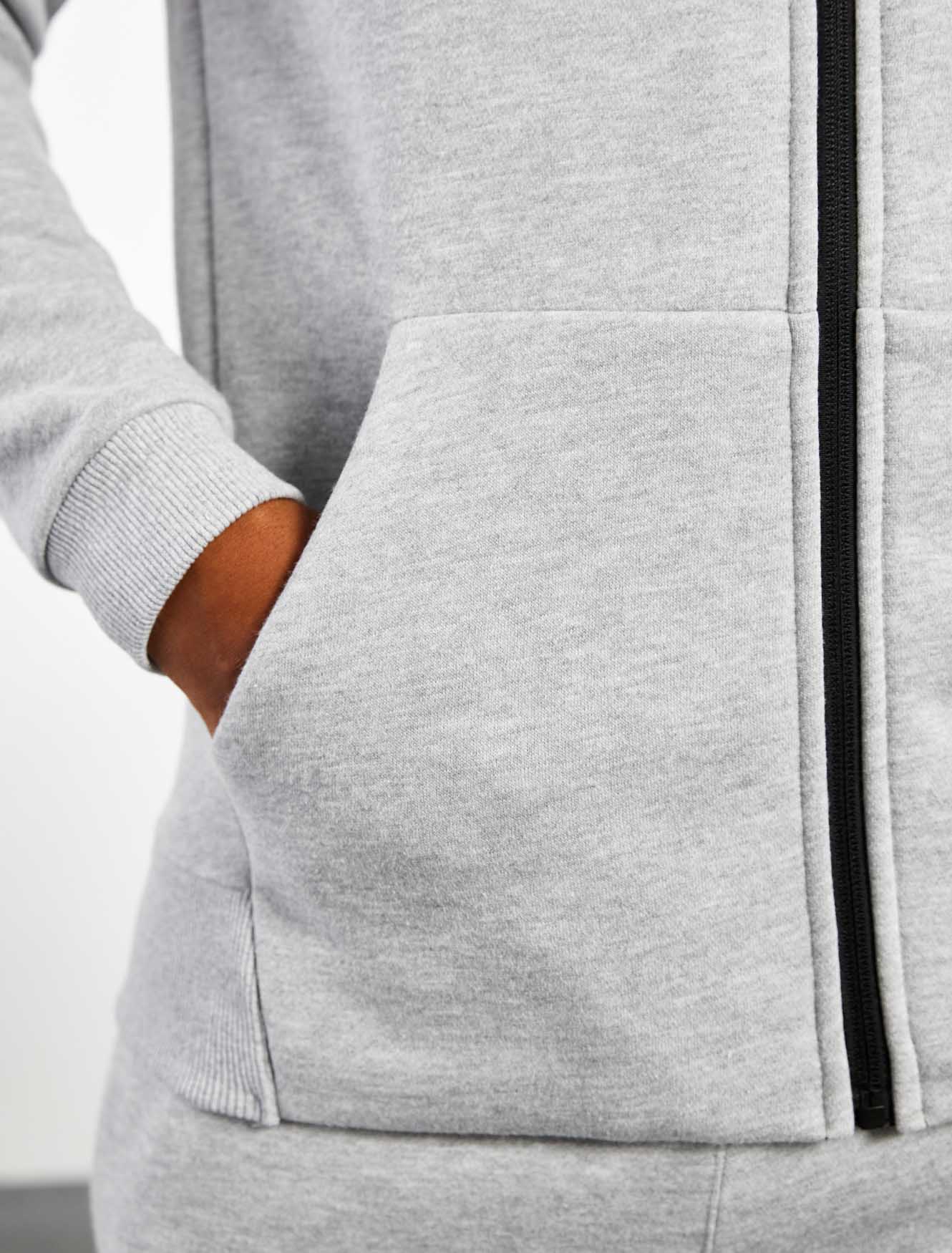 Icon Tapered Jacket - Heather Grey - Image 4