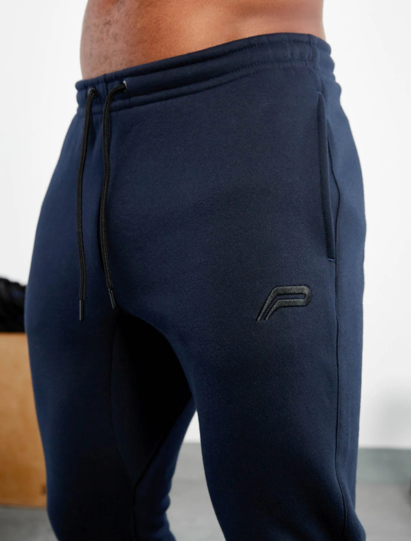 Icon Tapered Joggers - Dark Navy - Image 3
