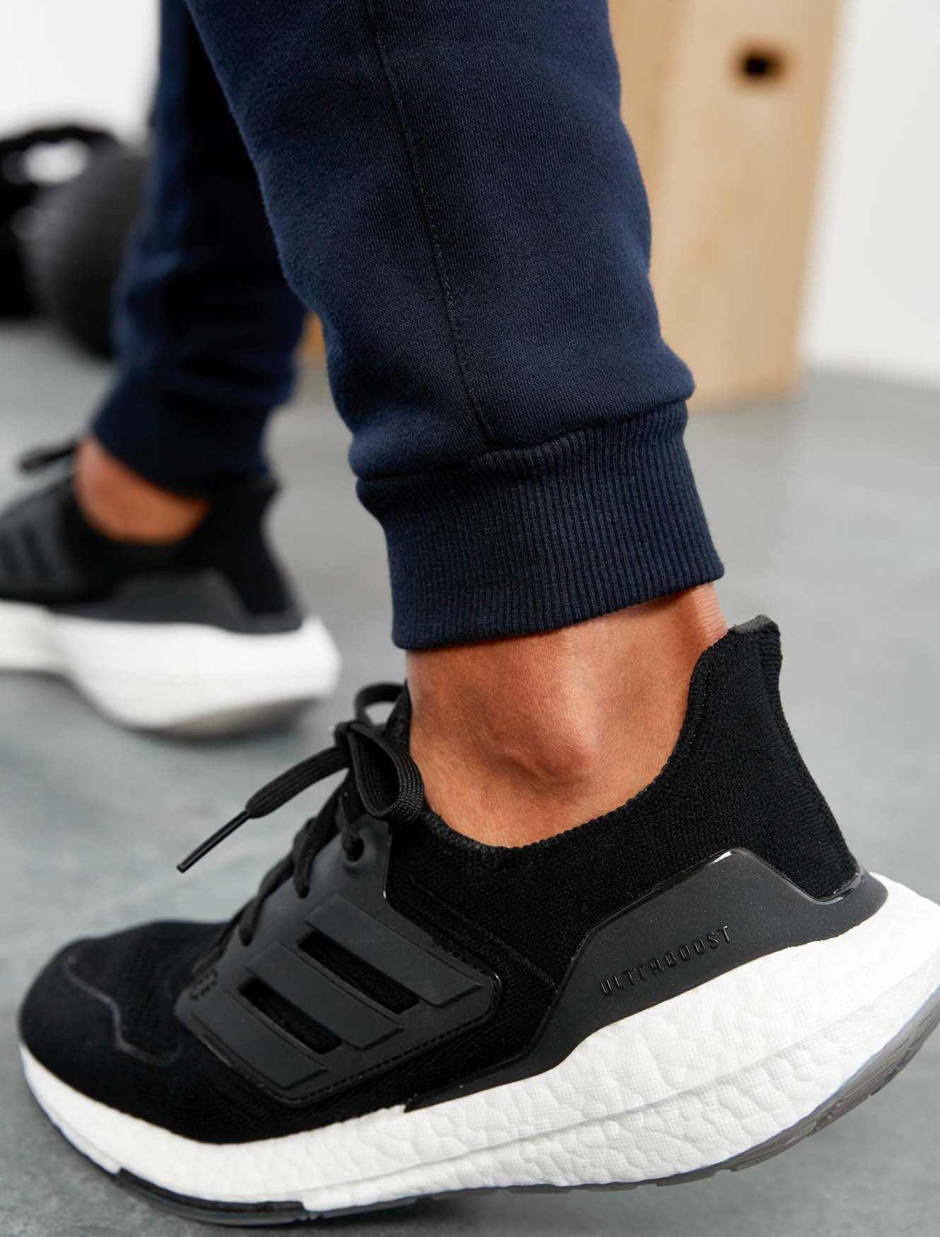 Icon Tapered Joggers - Dark Navy - Image 5