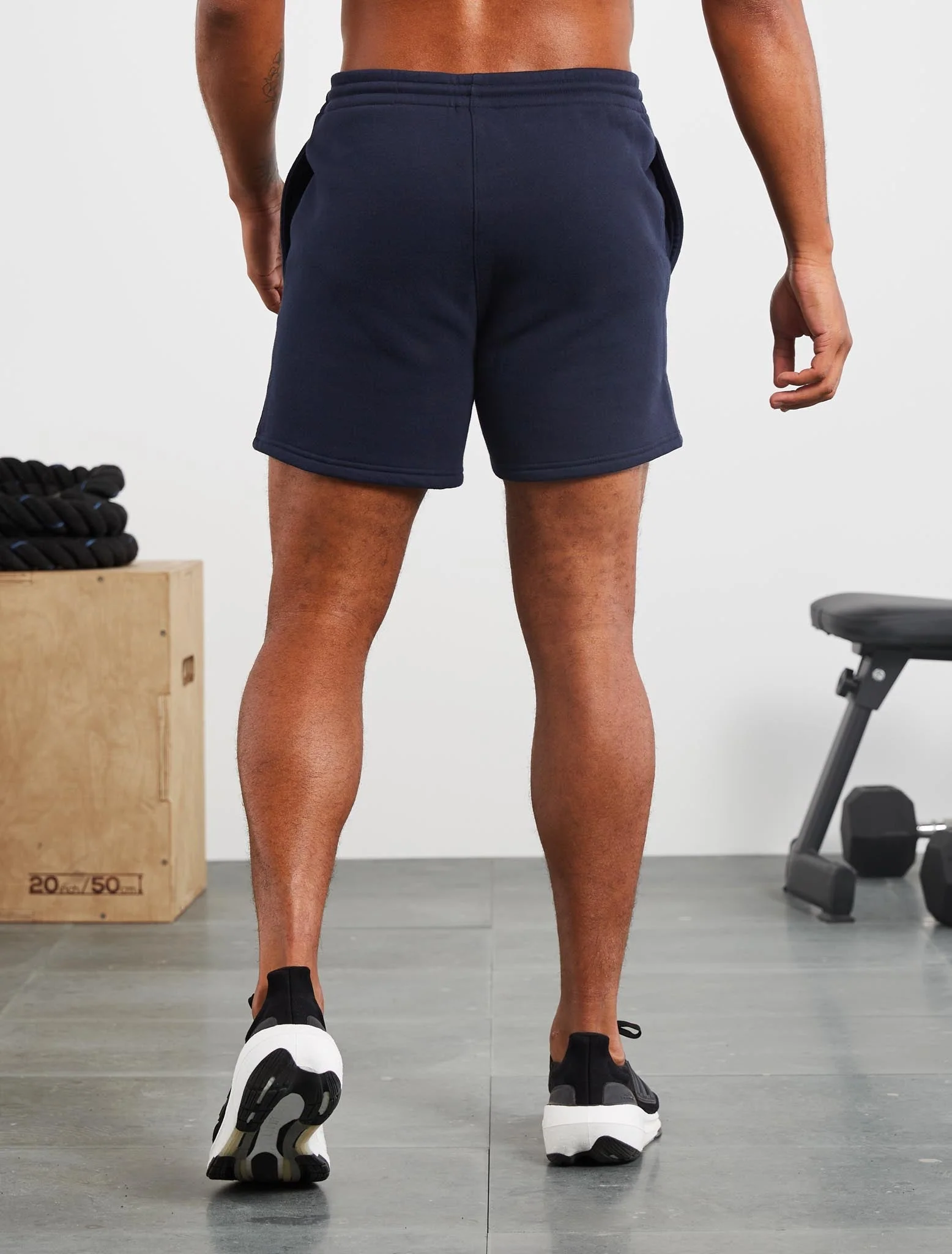 Icon Tapered Shorts - Dark Navy - Image 3