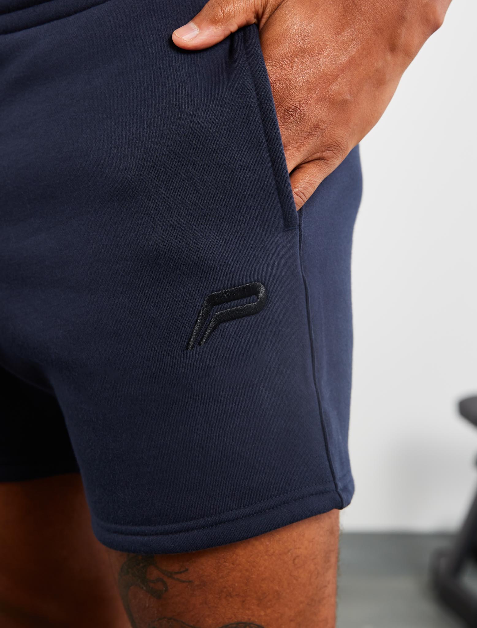 Icon Tapered Shorts - Dark Navy - Image 5