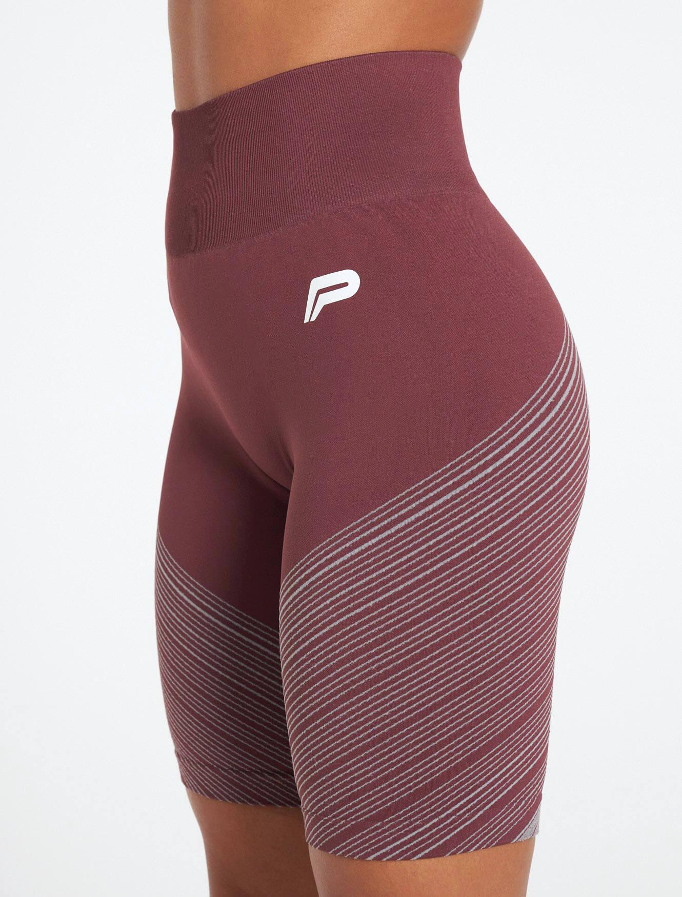 Impulse Seamless Shorts - Claret - Image 3