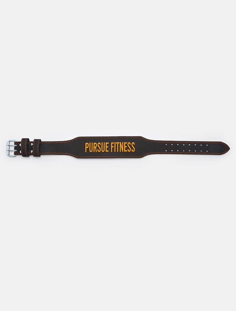 Lifting Belt - Black.Orange - Image 3