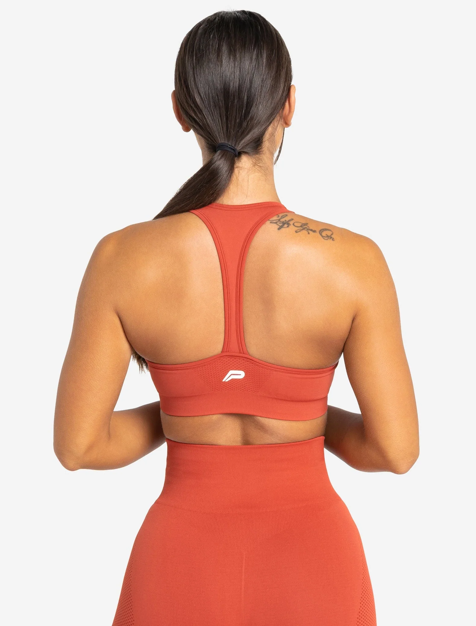 Move Seamless Sports Bra - Burnt Red - Image 3