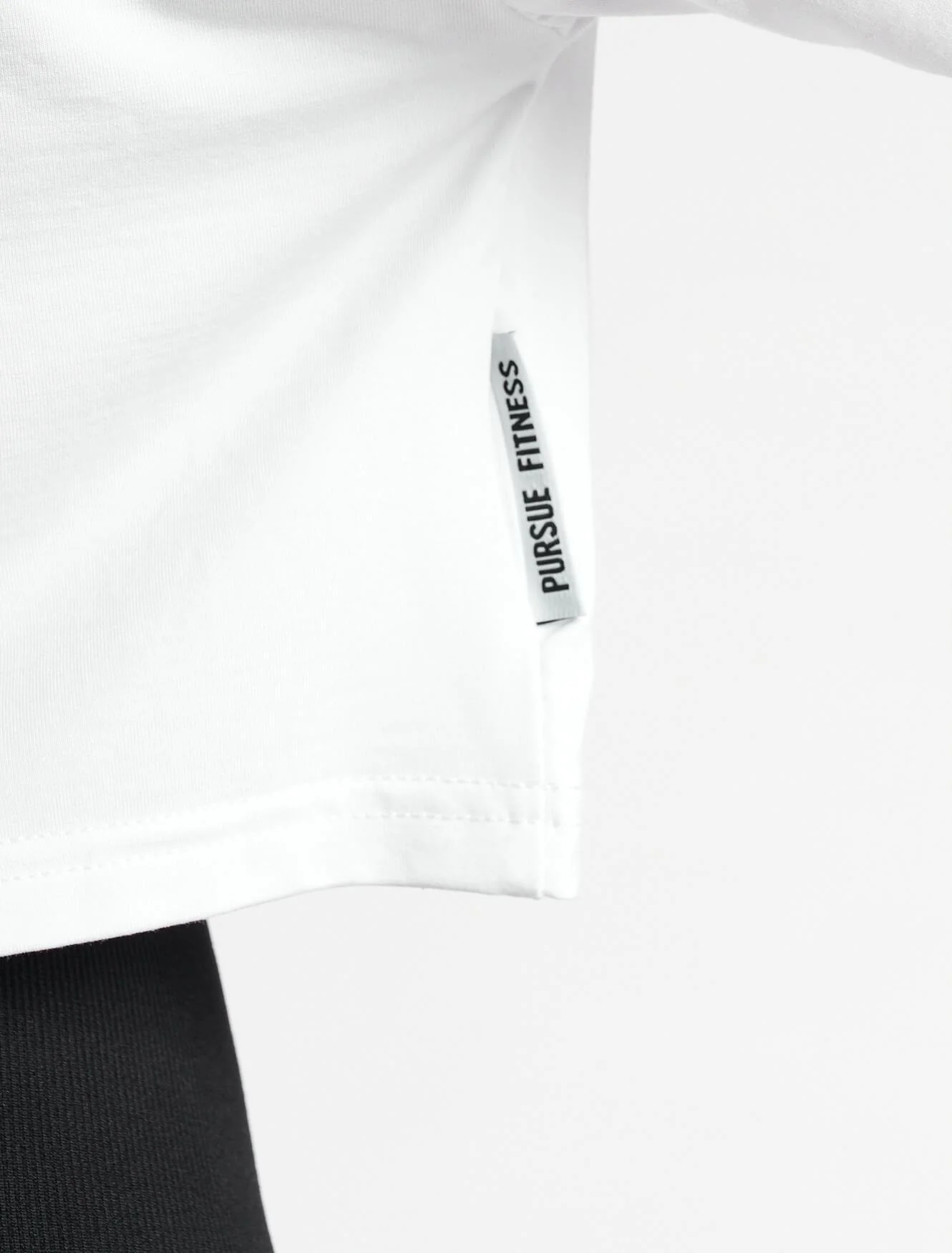 Oversized Crop T-Shirt - White - Image 6
