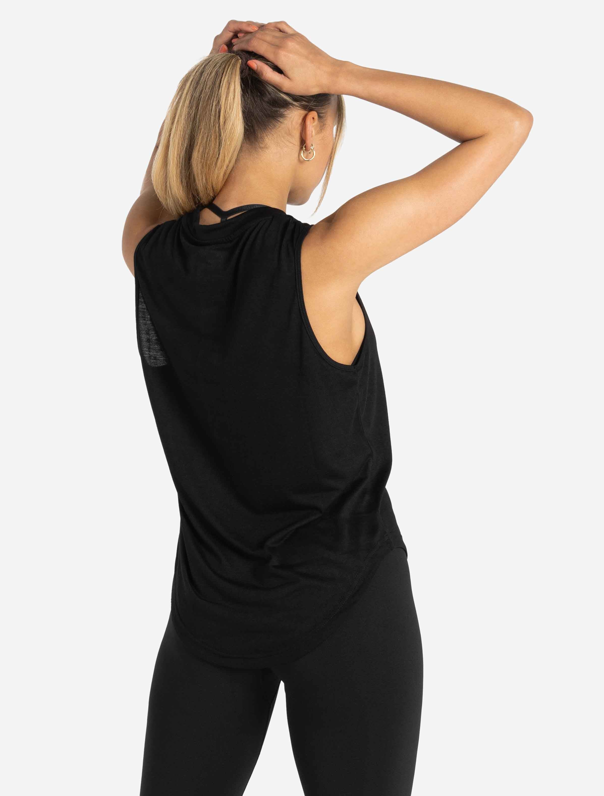 Oversized Graphic Tank - Black - Image 2