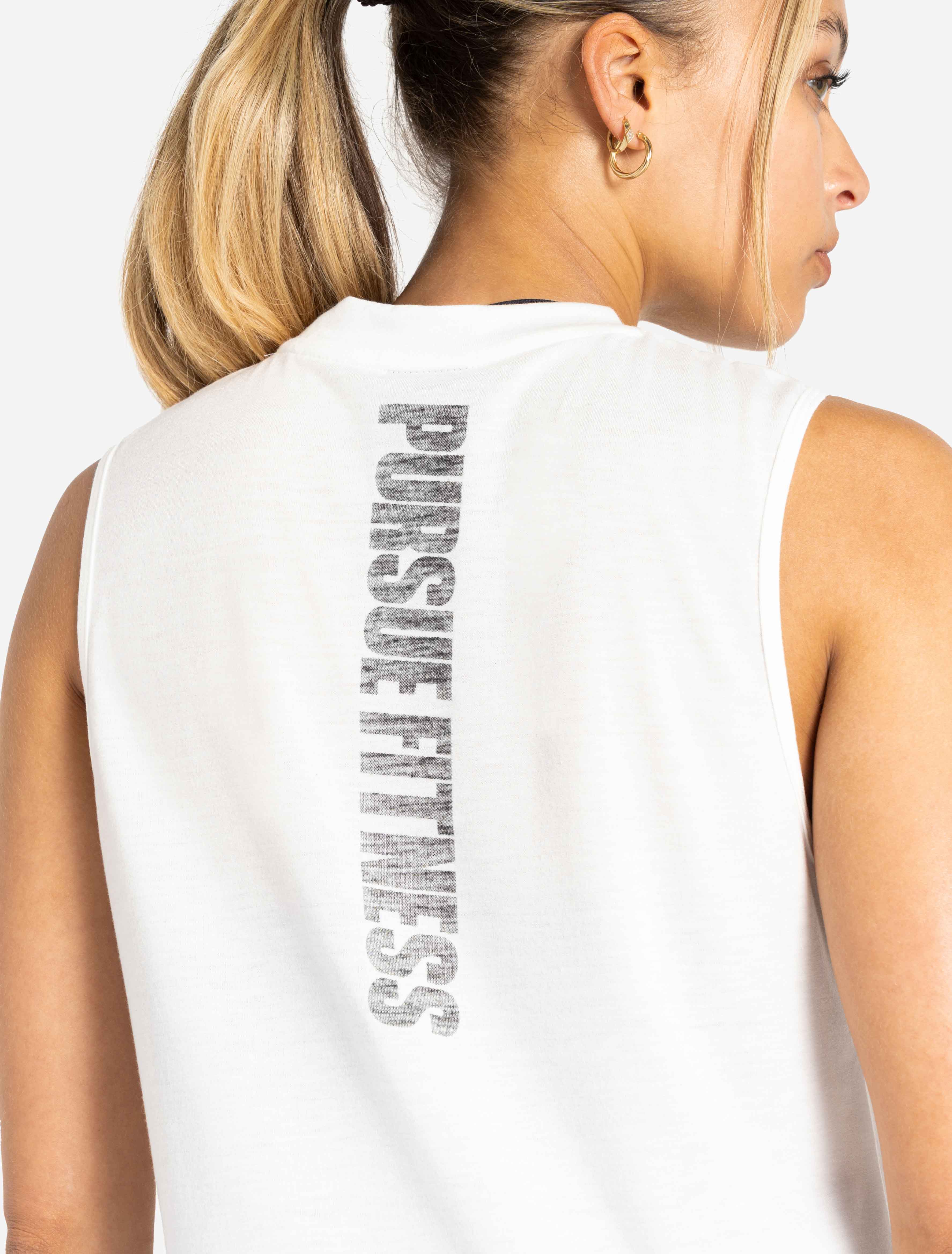 Oversized Graphic Tank - White - Image 4