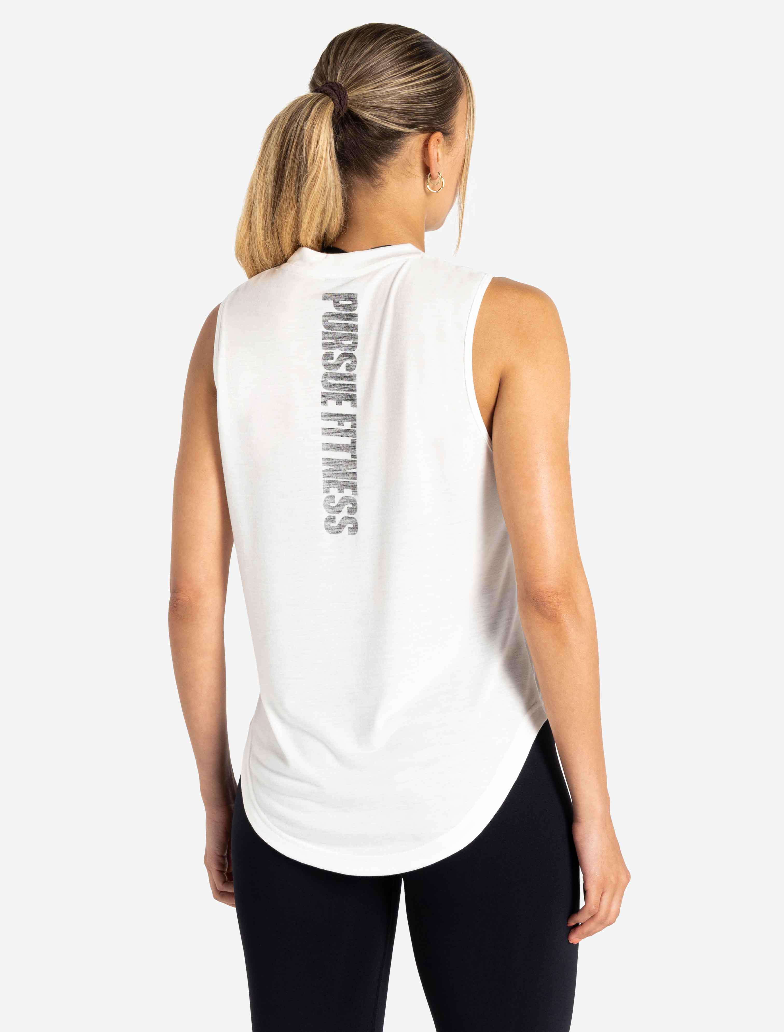 Oversized Graphic Tank - White - Image 5