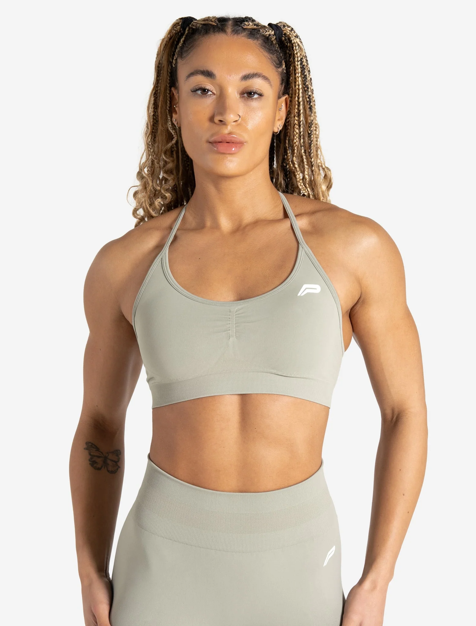 Scrunch Seamless Adjustable Sports Bra - Sage