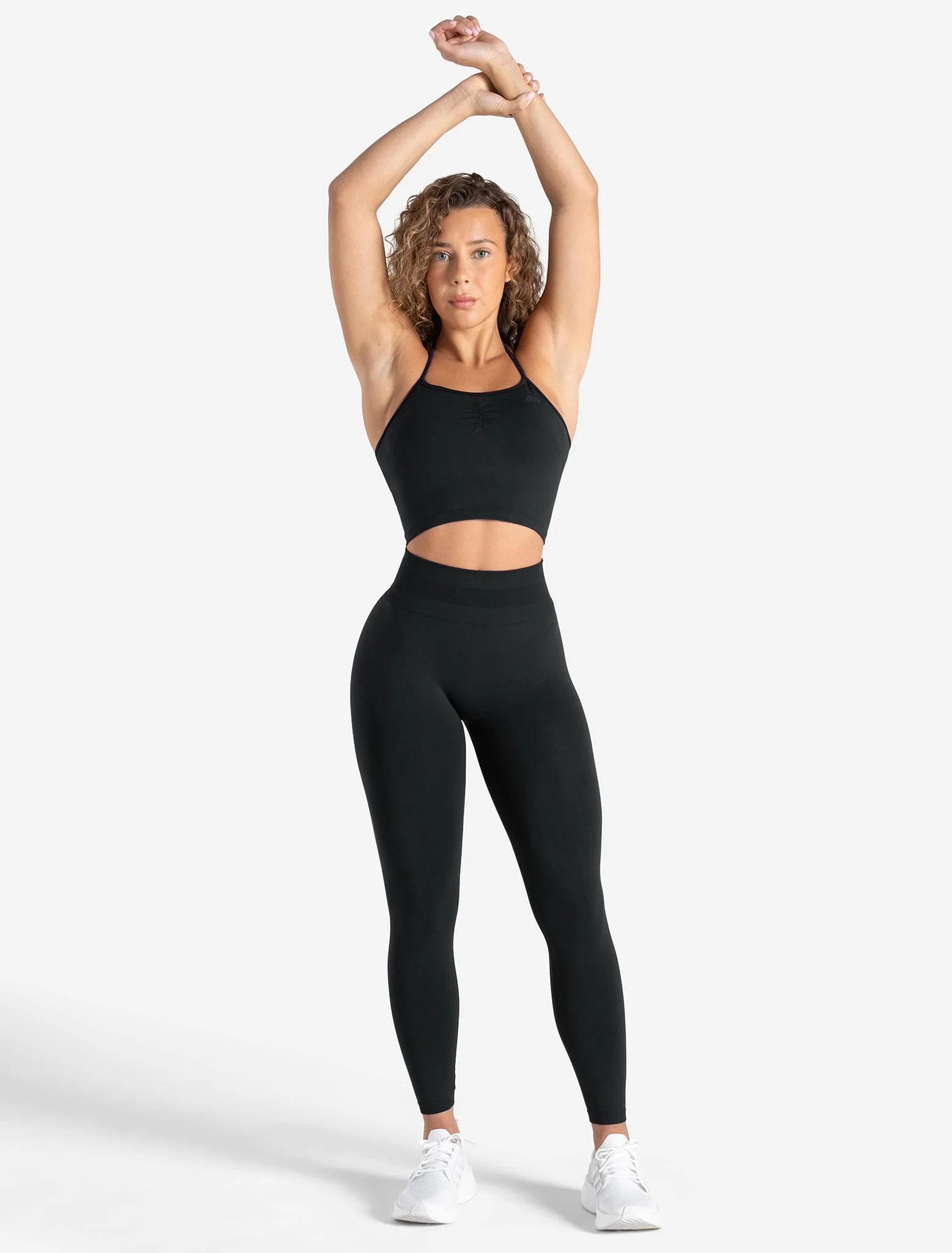 Scrunch Seamless Built-in Bra Tank - Blackout - Image 5