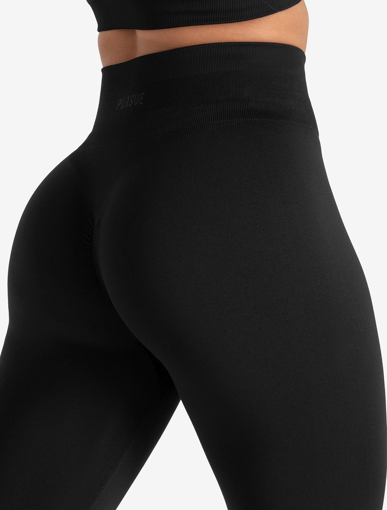 Scrunch Seamless Leggings - Blackout - Image 3
