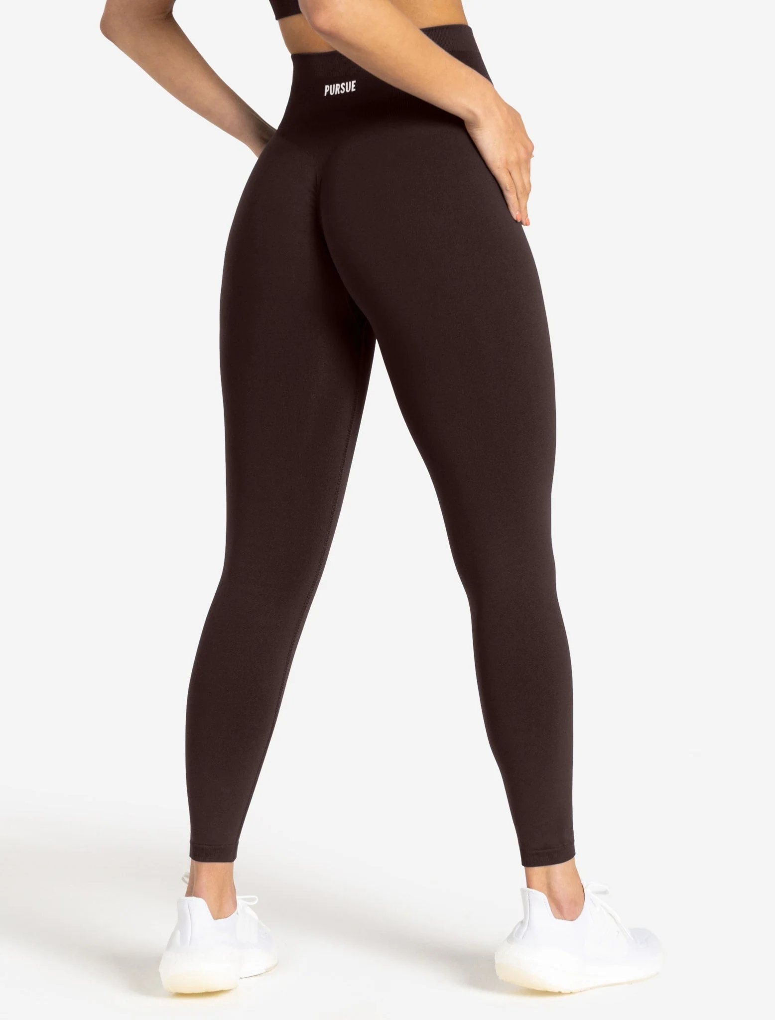 Scrunch Seamless Leggings - Chocolate Plum - Image 5
