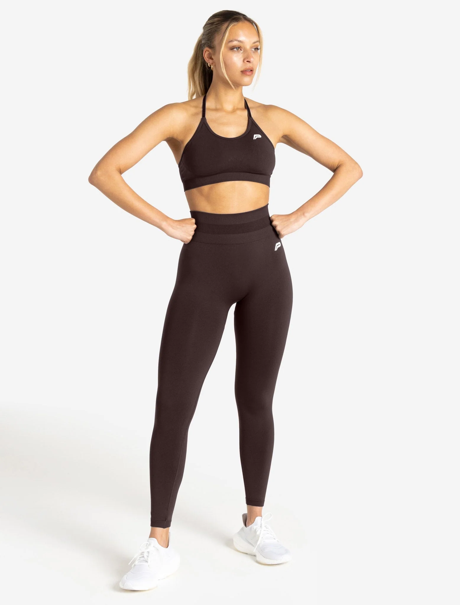 Scrunch Seamless Leggings - Chocolate Plum - Image 6