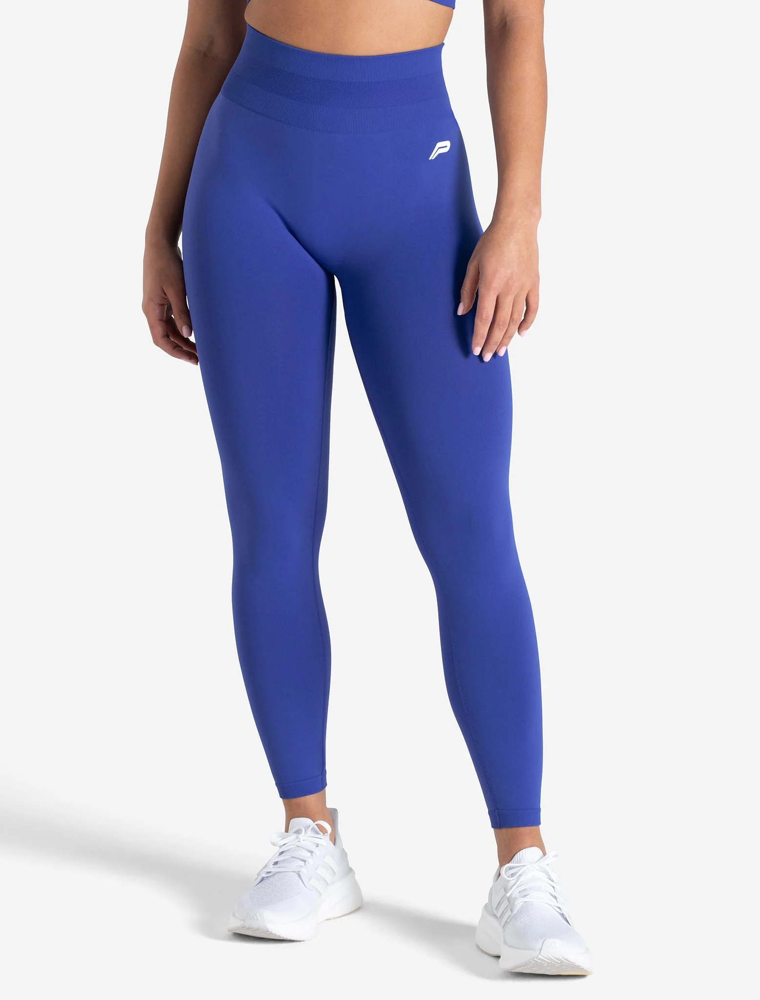 Scrunch Seamless Leggings - Cobalt Blue - Image 6