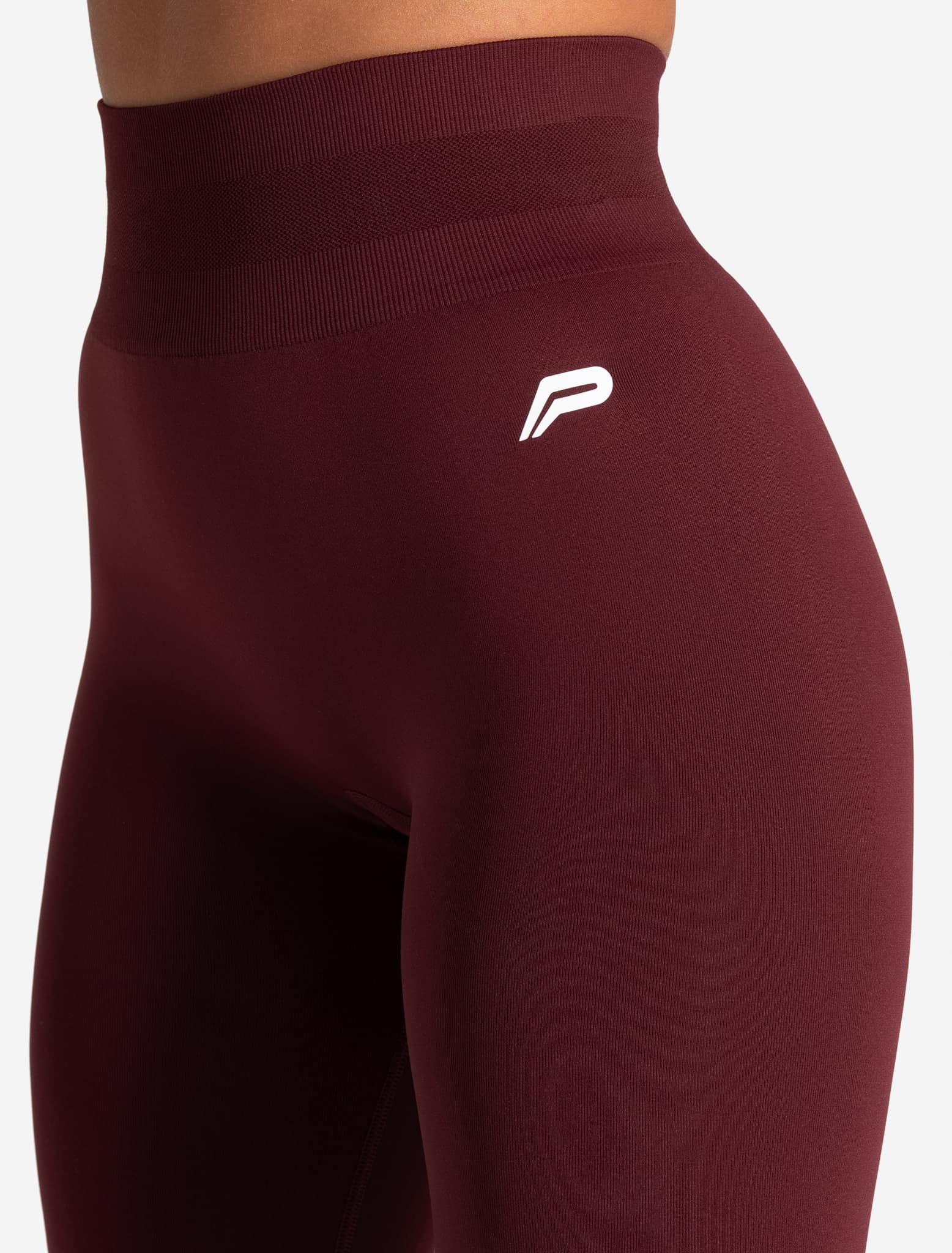 Scrunch Seamless Leggings - Dark Cherry - Image 3