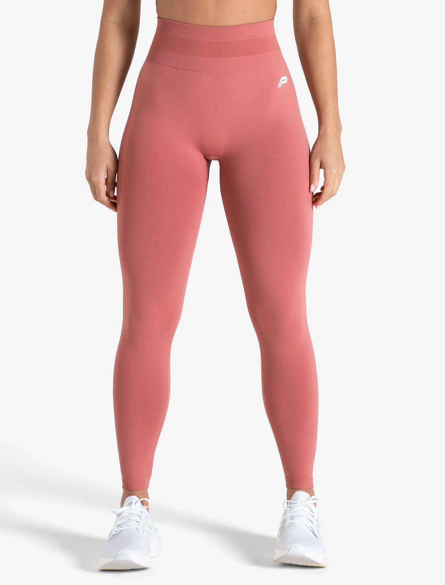 Scrunch Seamless Leggings - Peony Pink - Image 2