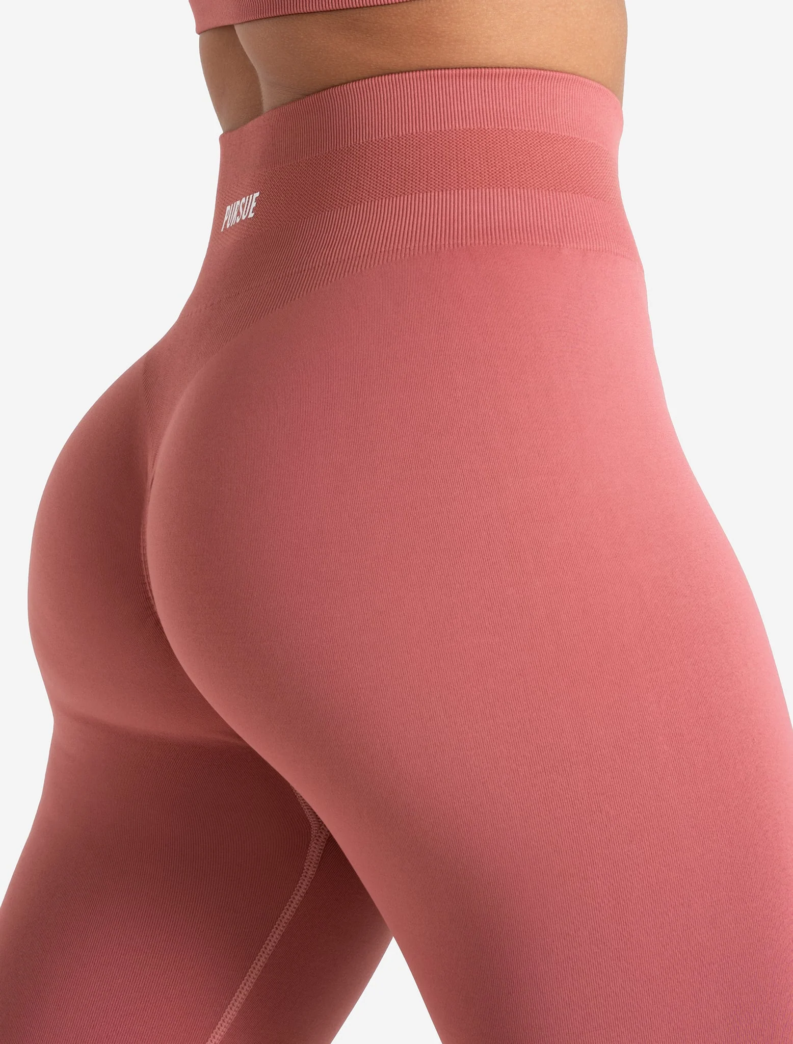 Scrunch Seamless Leggings - Peony Pink - Image 3