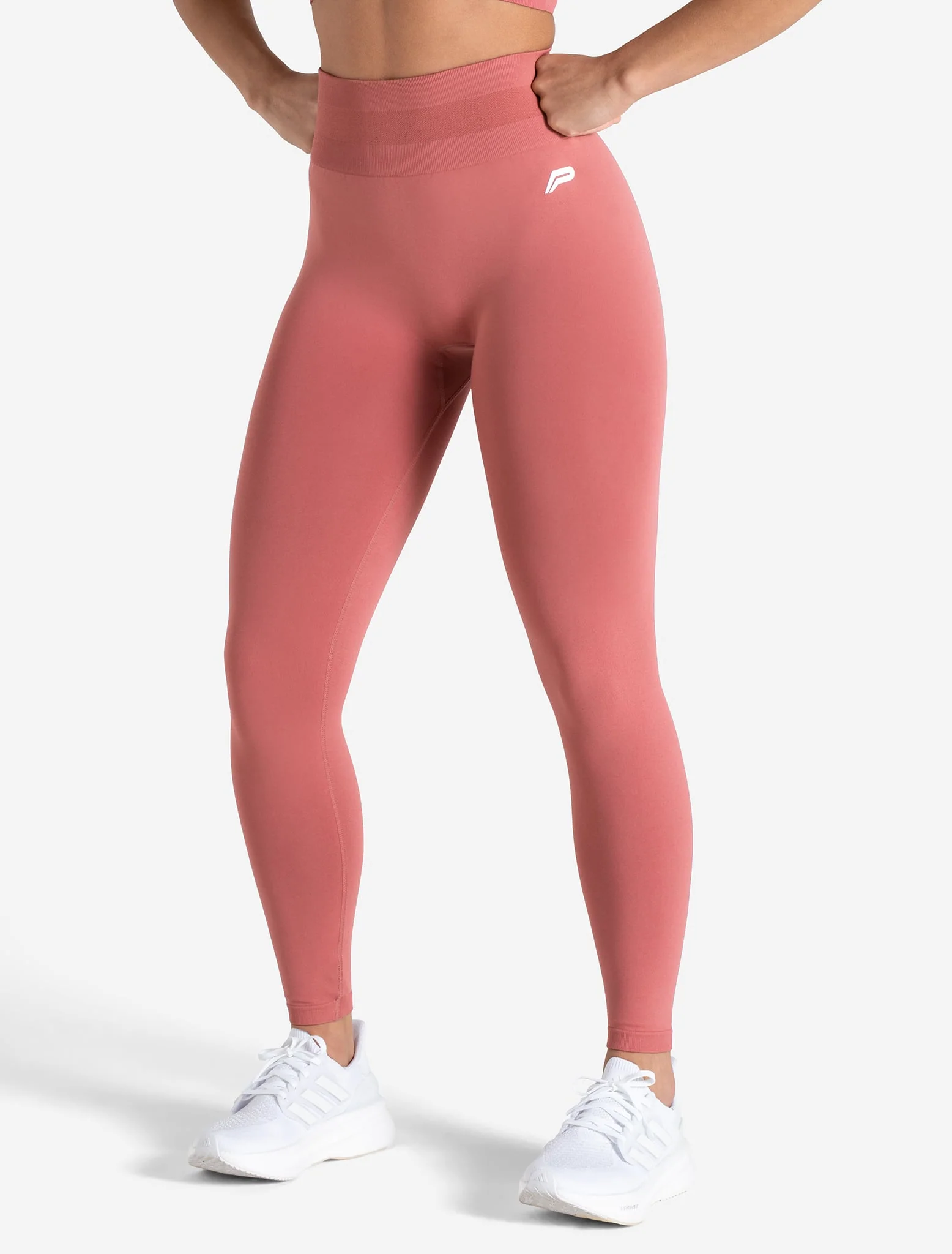 Scrunch Seamless Leggings - Peony Pink - Image 6