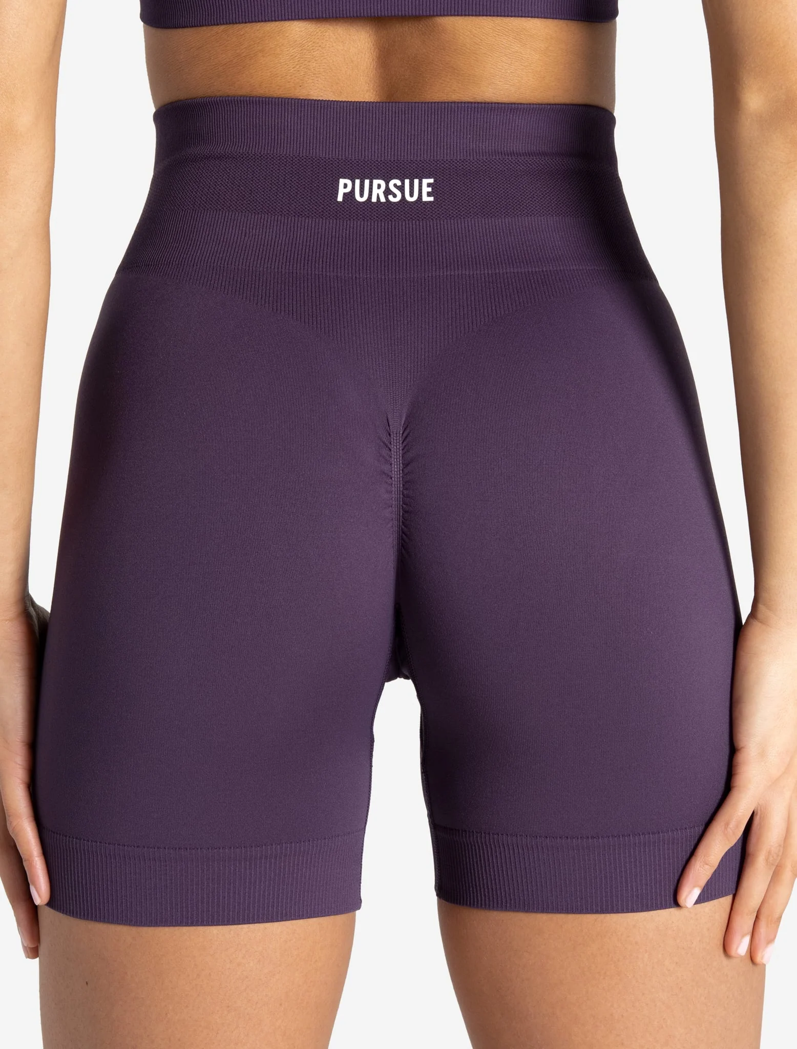 Scrunch Seamless Shorts - Blackberry - Image 3