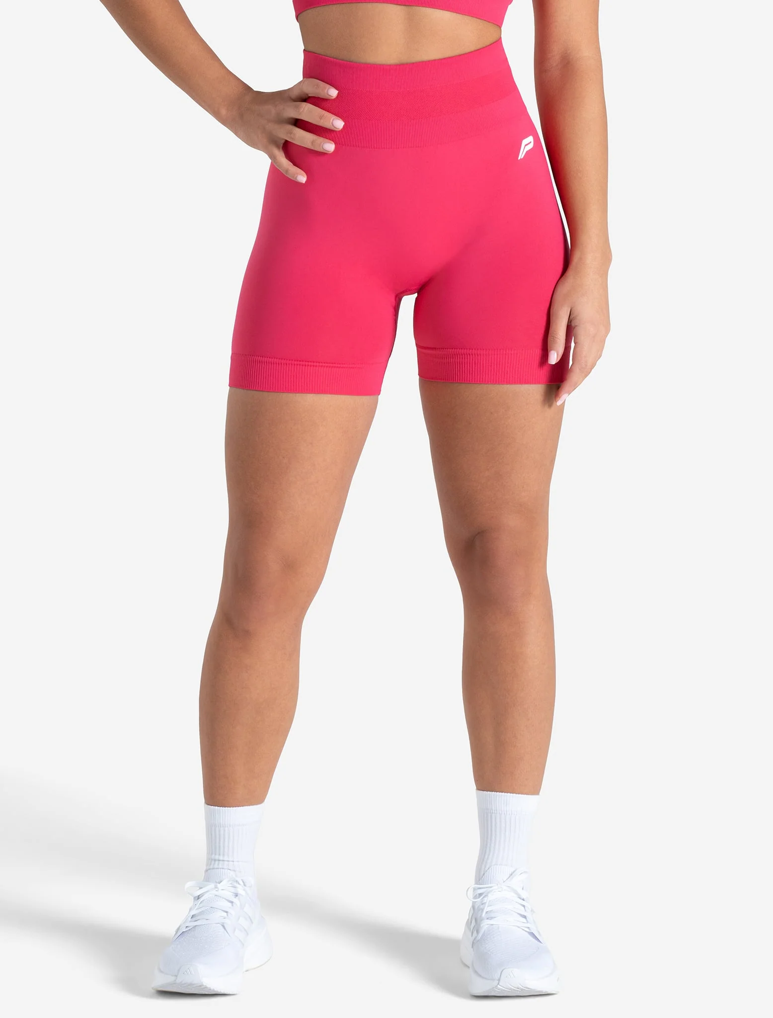 Scrunch Seamless Shorts - Bubblegum Pink - Image 2