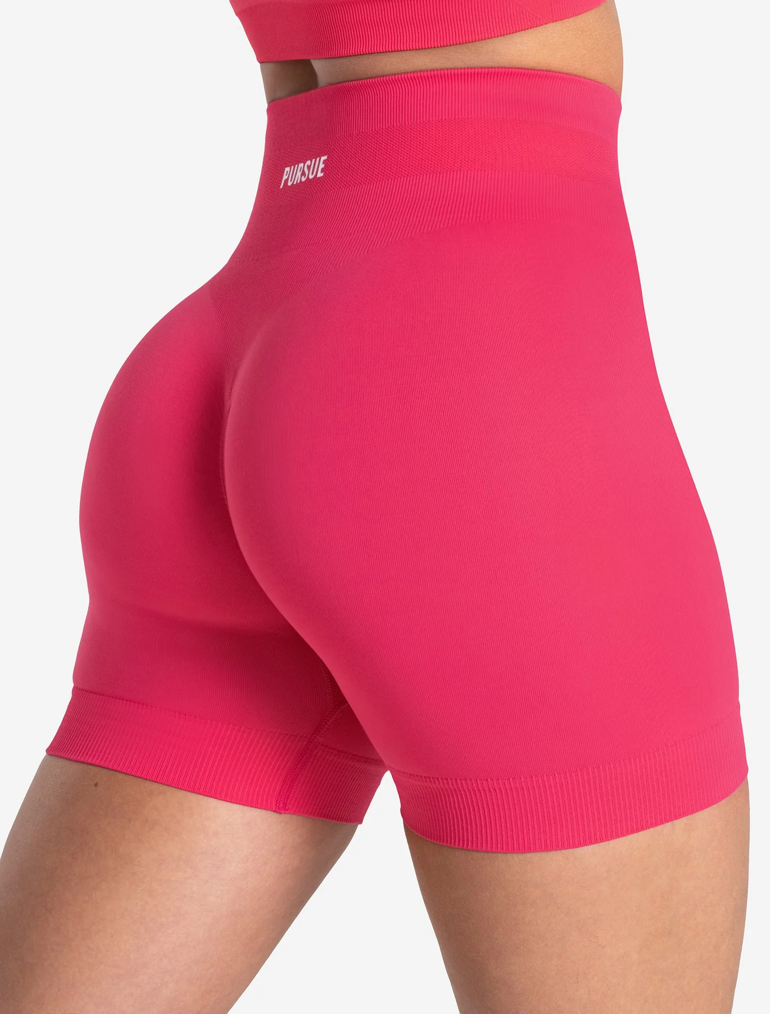 Scrunch Seamless Shorts - Bubblegum Pink - Image 3
