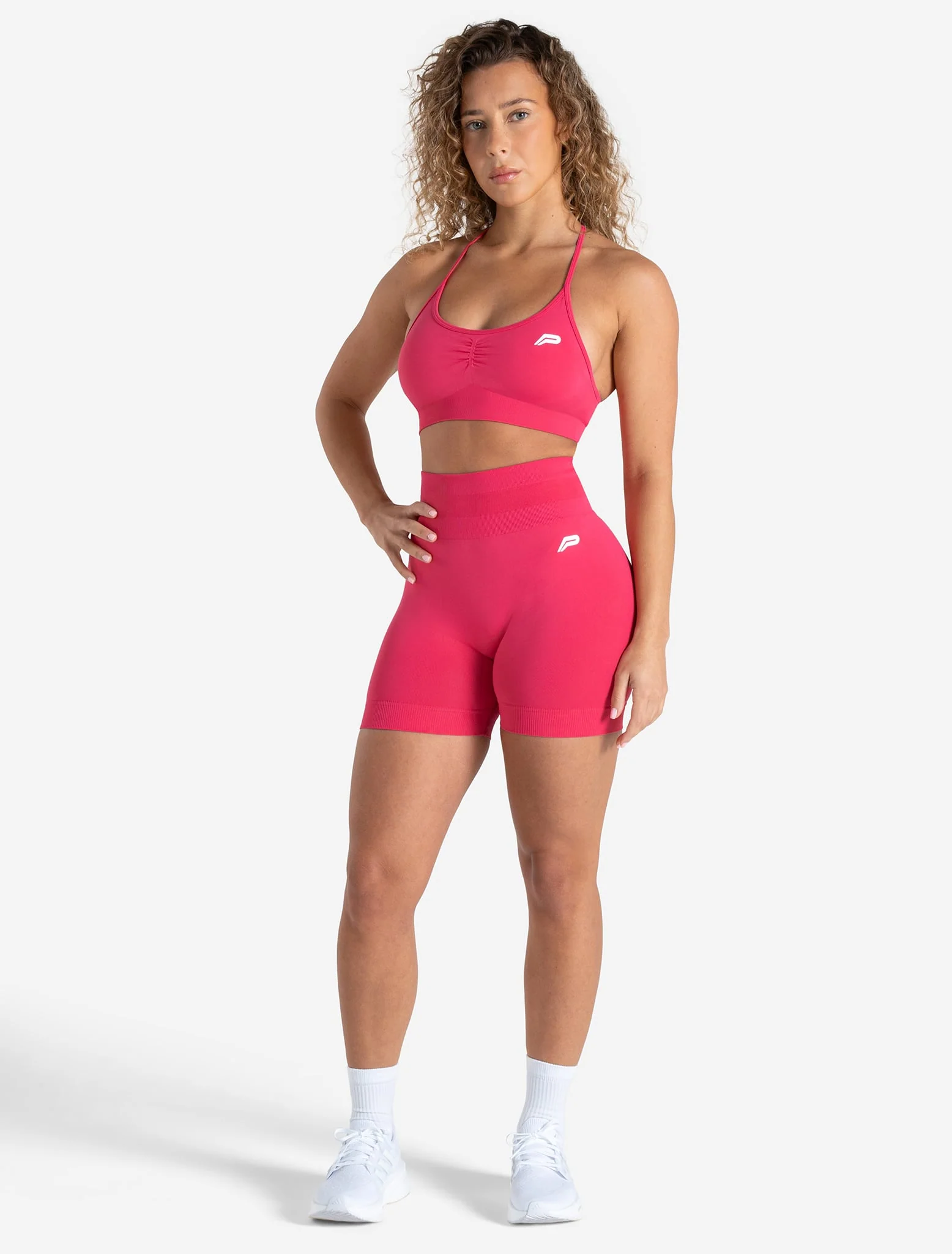 Scrunch Seamless Shorts - Bubblegum Pink - Image 5