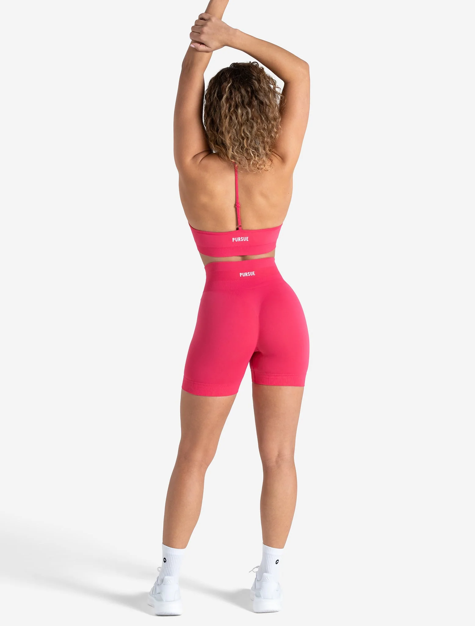 Scrunch Seamless Shorts - Bubblegum Pink - Image 6