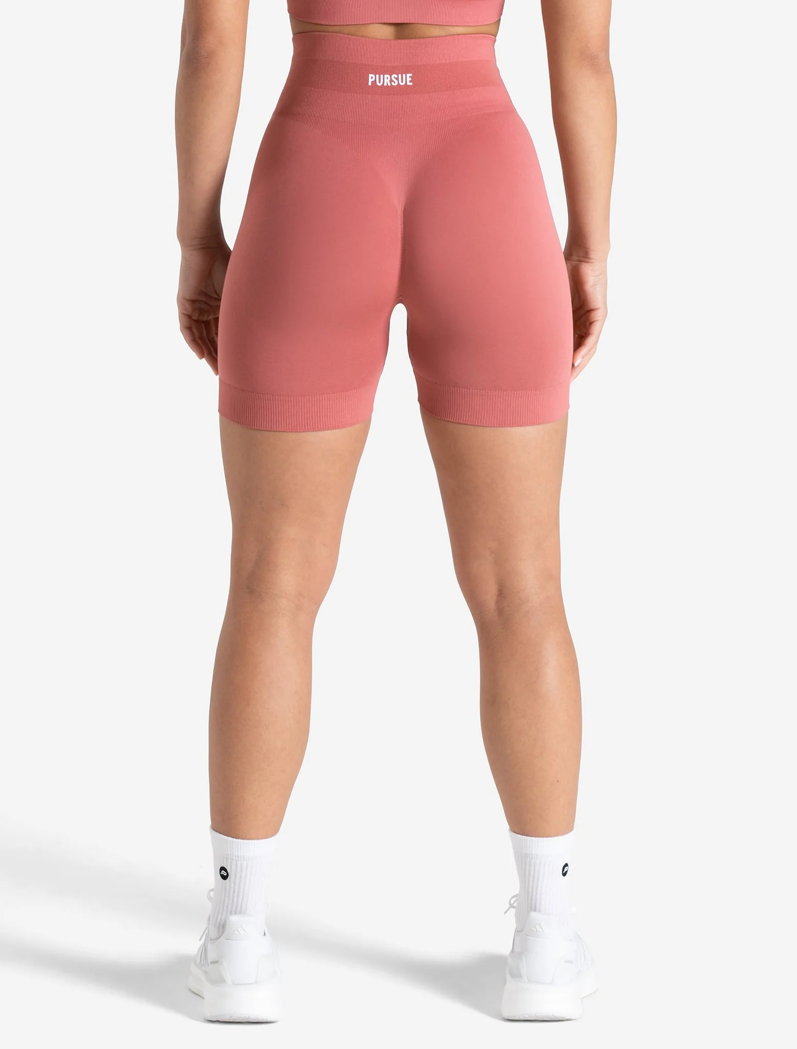 Scrunch Seamless Shorts - Peony Pink