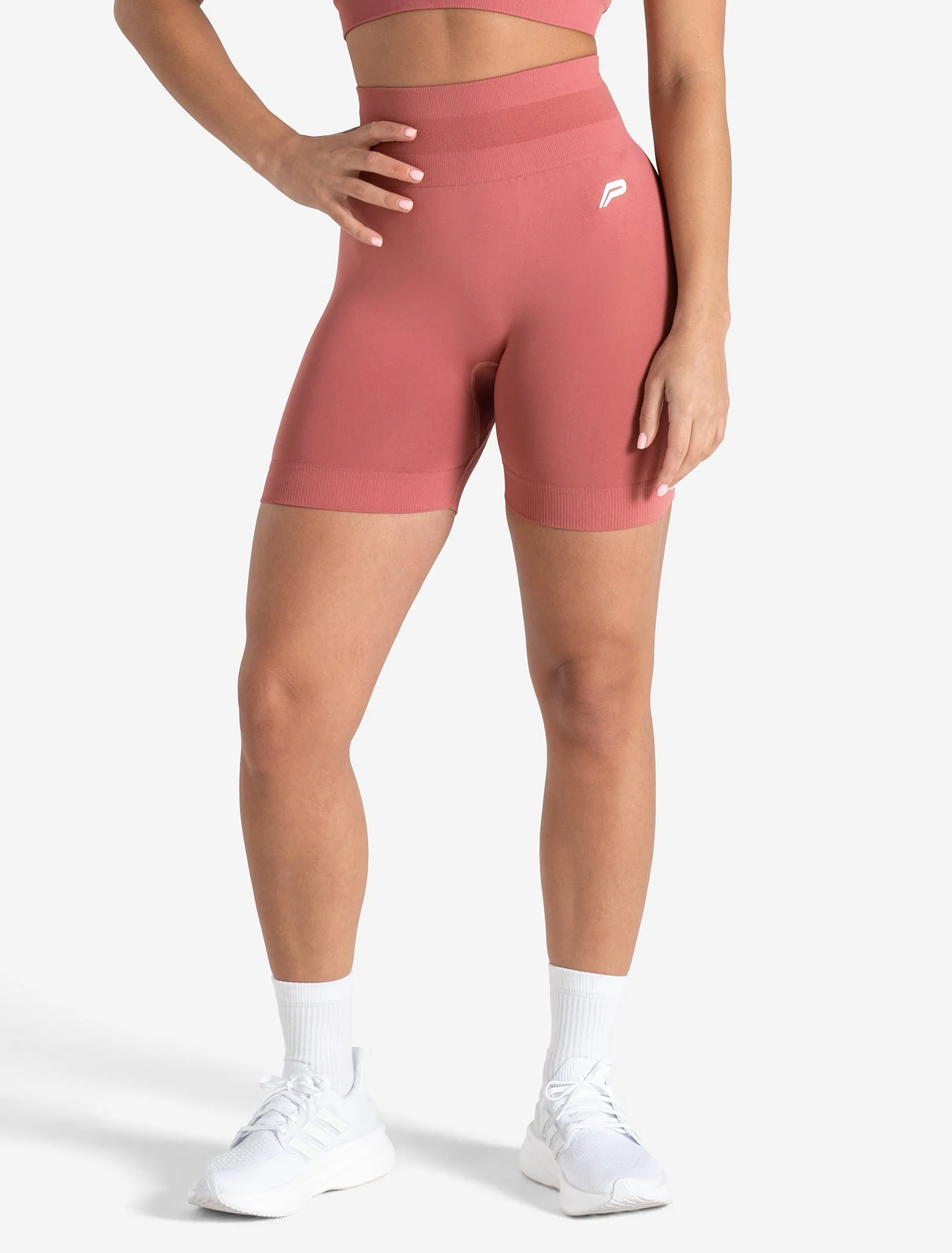 Scrunch Seamless Shorts - Peony Pink - Image 6