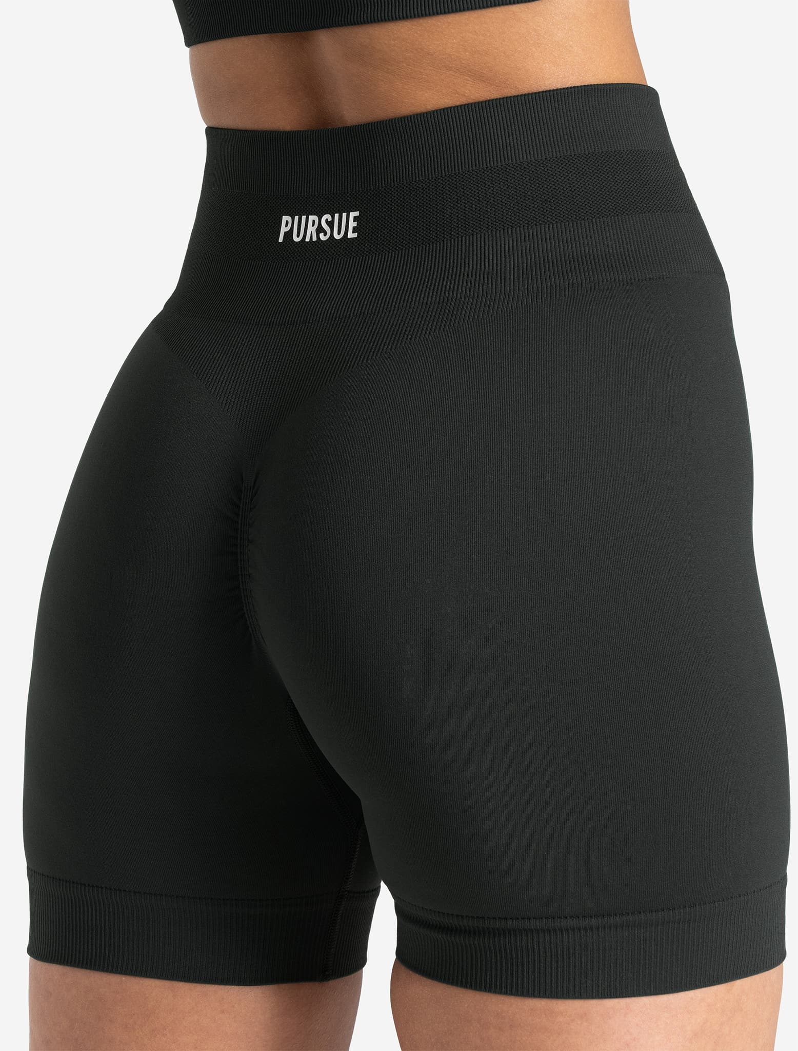Scrunch Seamless Shorts - Woodland Grey - Image 5