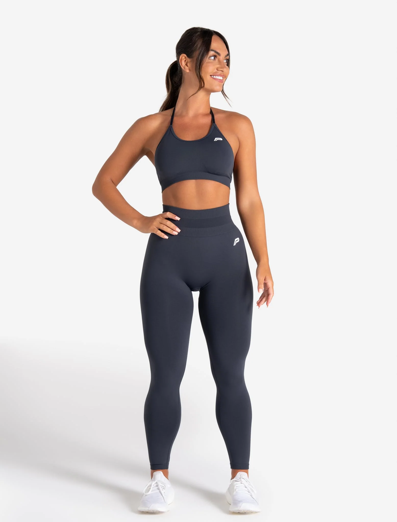 Scrunch Seamless Sports Bra - Midnight Blue - Image 4